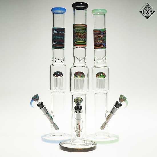 18Inches American Color with WigWag Style Bong