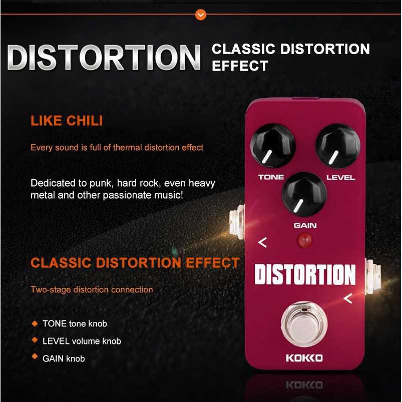 KOKKO - FDS2 Distortion เอฟเฟคกีต้าร์ไฟฟ้า เสียงแตก
