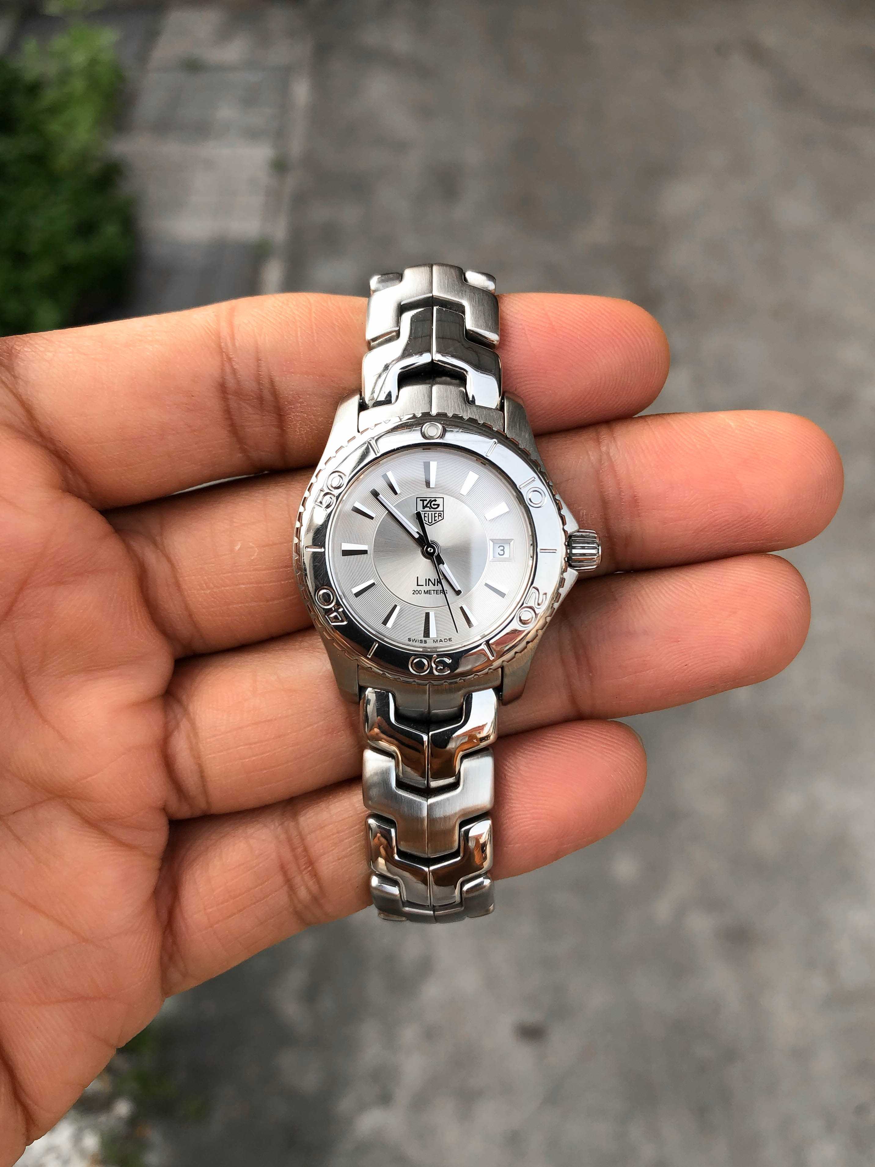 Tag Heuer New Link G3 Lady Size Quartz Silver Dial
