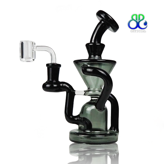 Black Transparent Recycler Rig