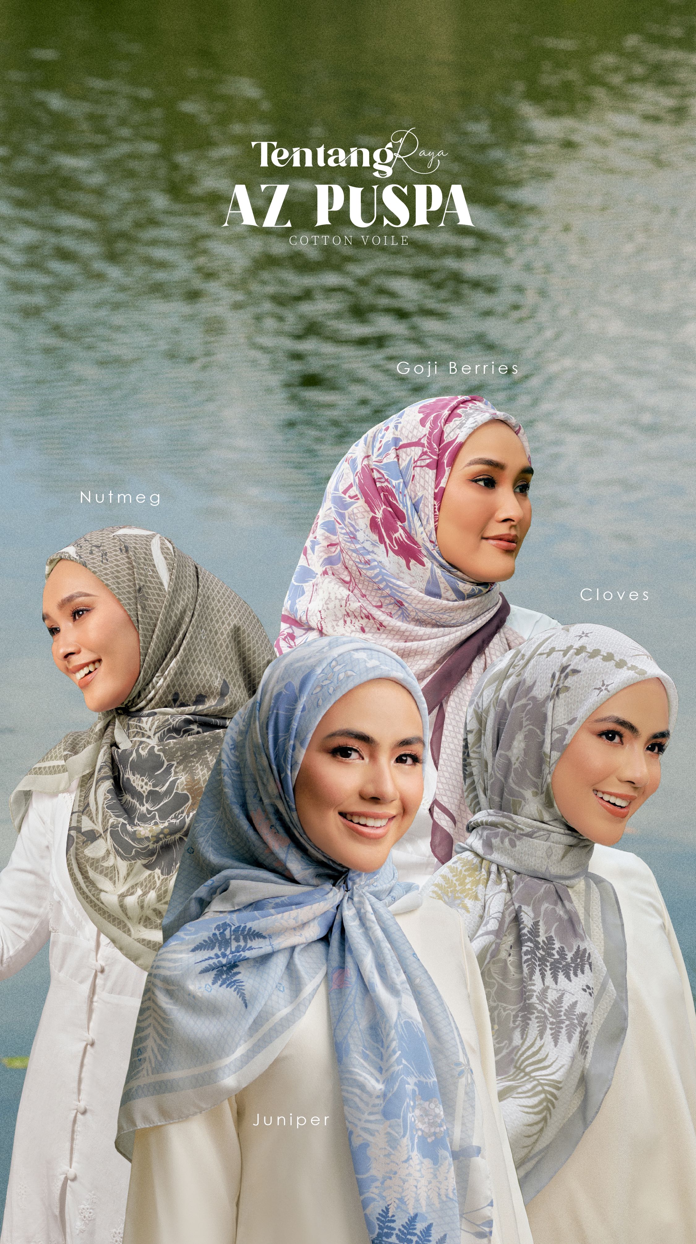 ห้ามพลาด❗️AZPUSPA by Ameerazaini ผ้าฮีญาบทรงสี่เหลี่ยมจัตุรัส