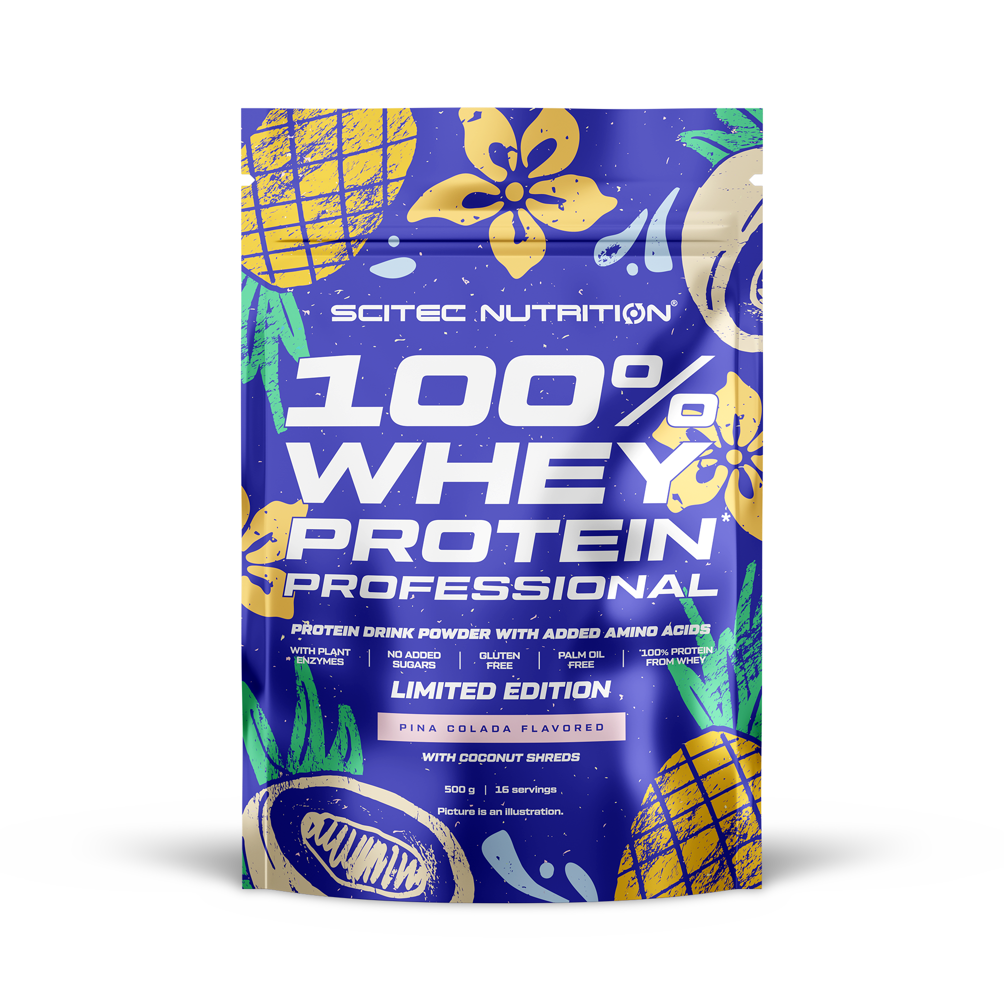 [SCITEC] 100% Whey protein Professional : Pina colada [ Limited Edition ]
