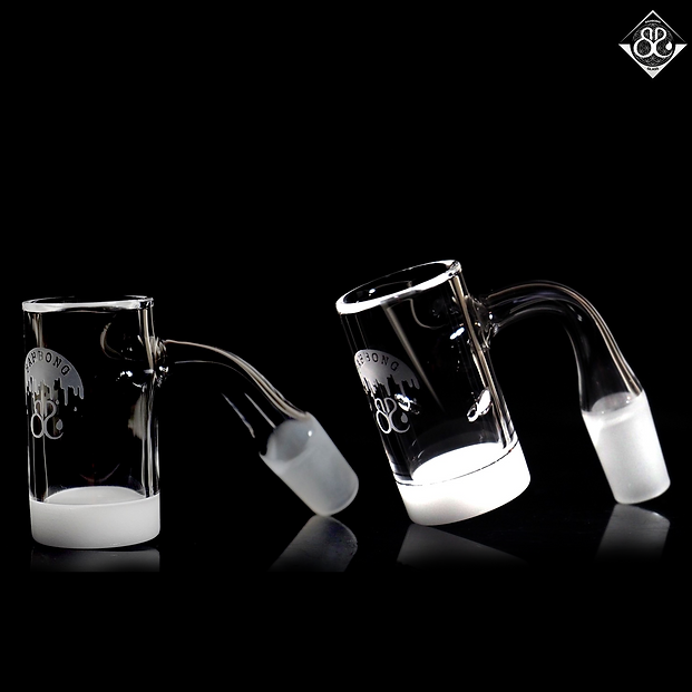 Full-Weld 25mm Auto spinner Banger with White Concave Bottom