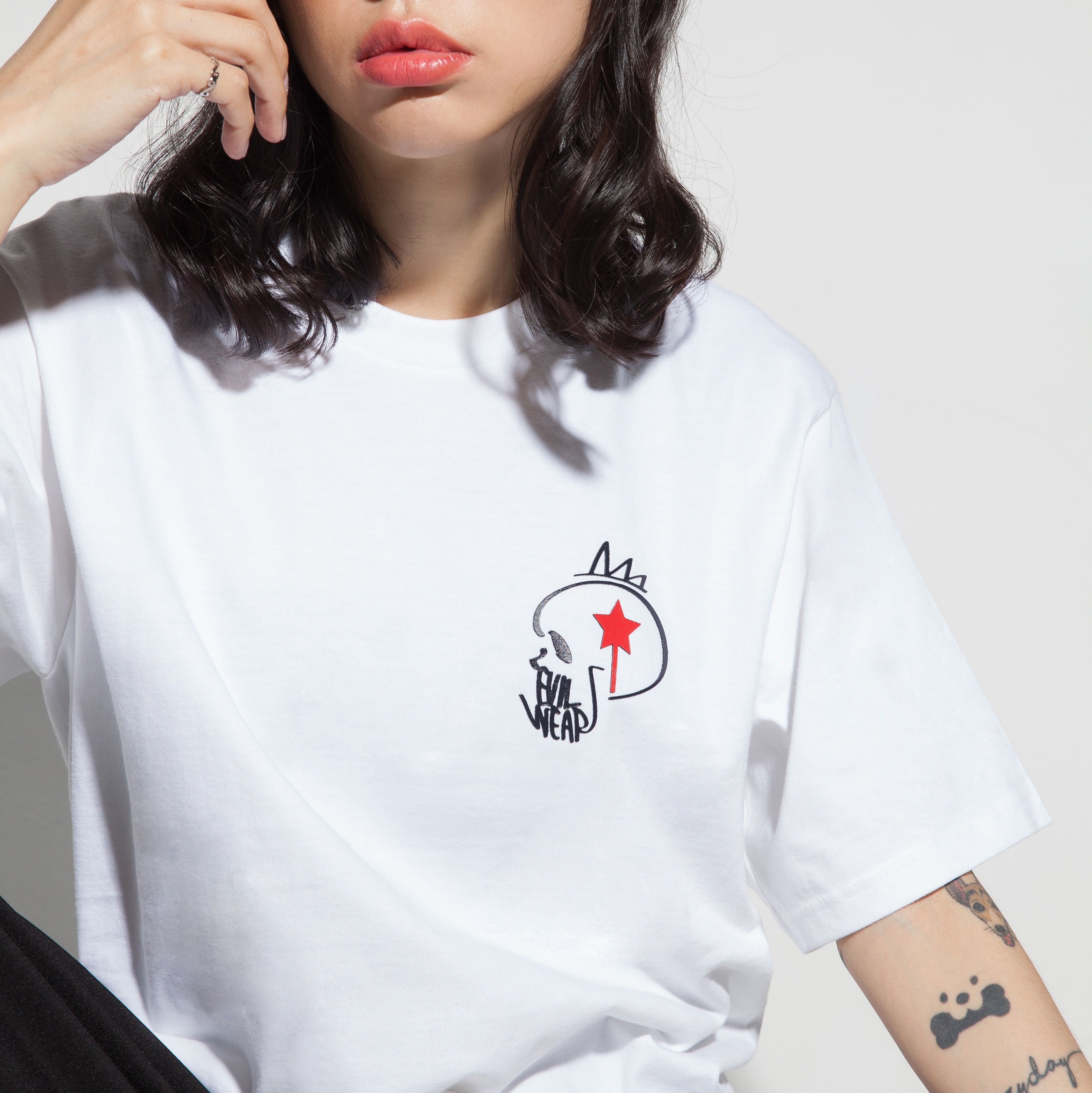GAS OVERSIZED TEE - WHITE