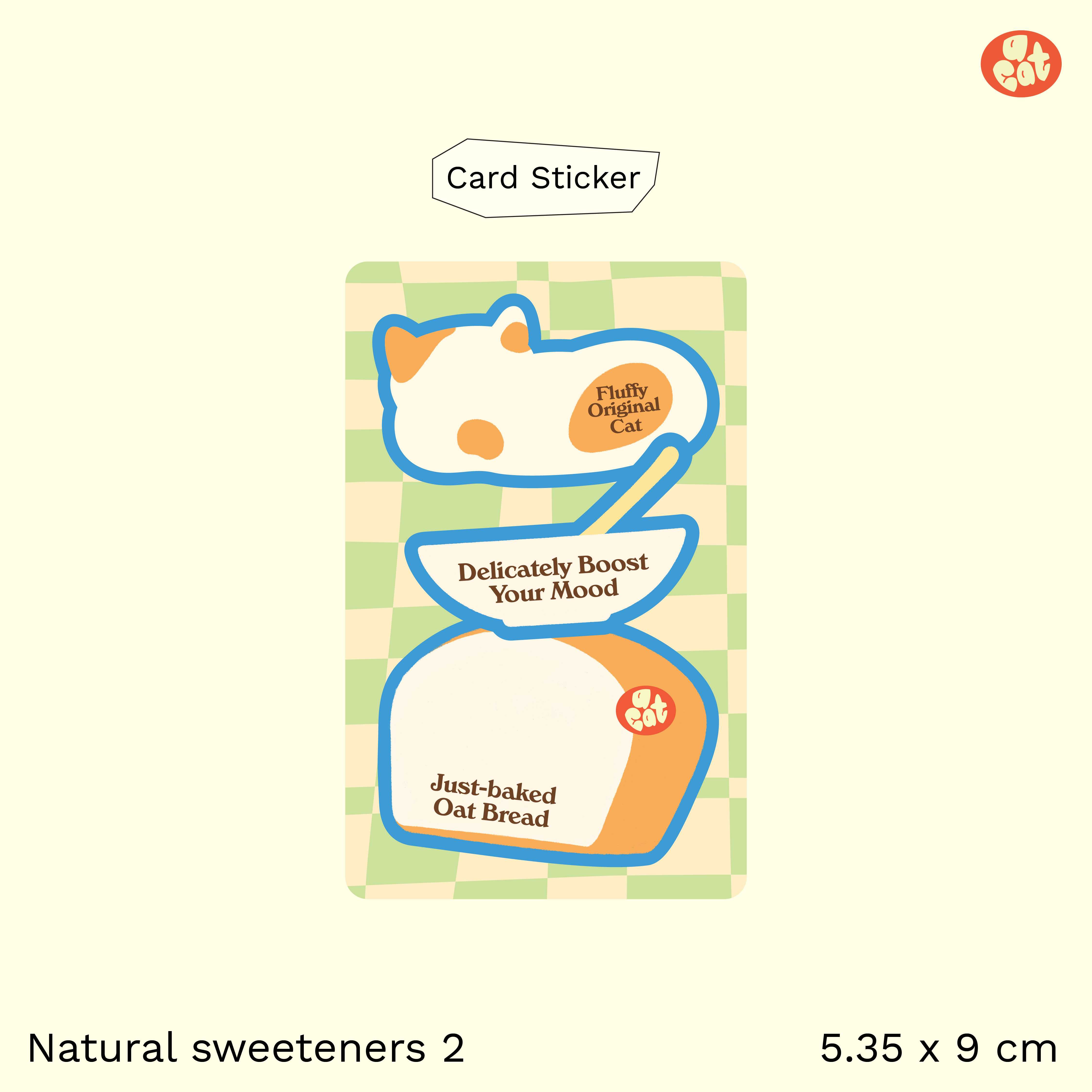 Card sticker - Natural sweeteners 2