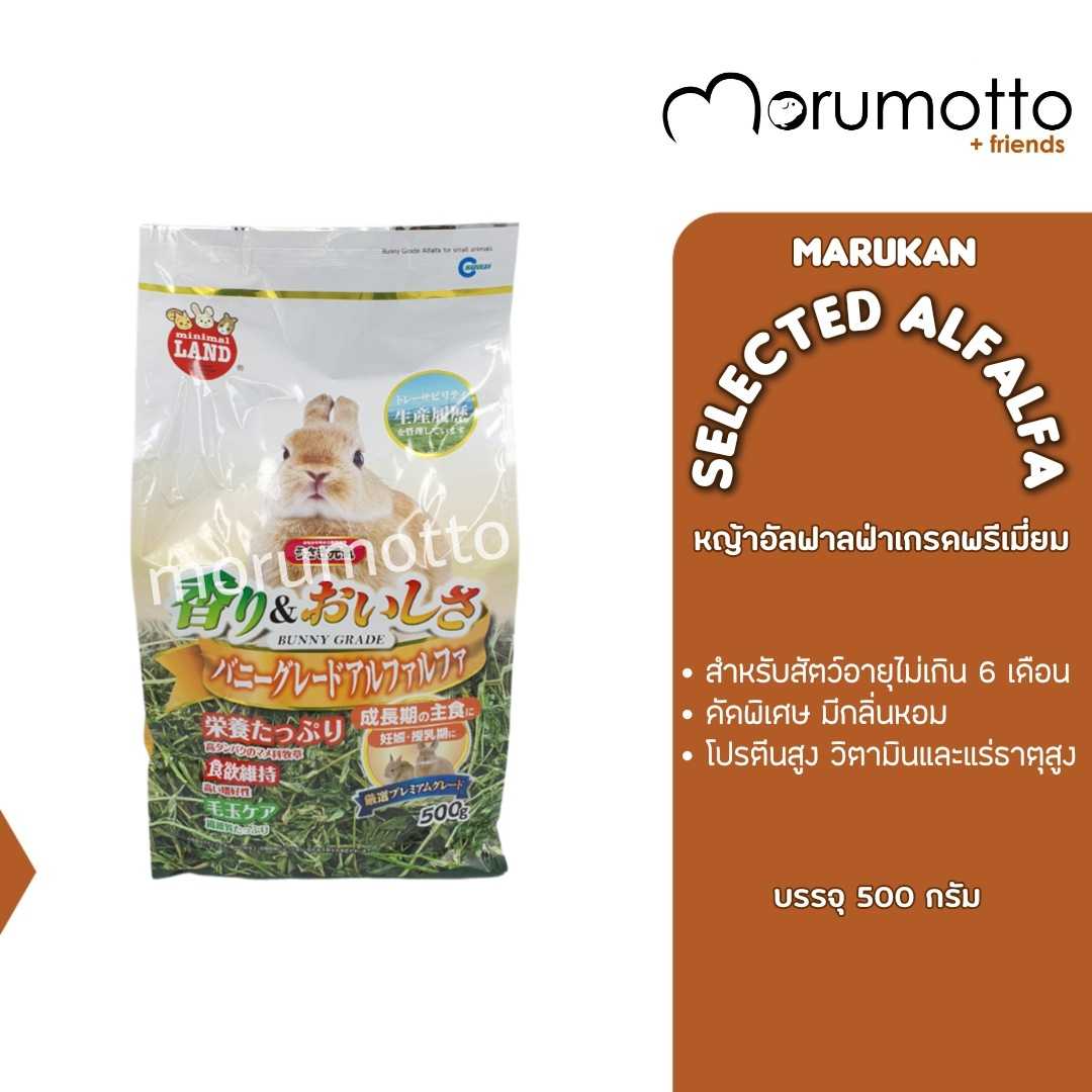 MARUKAN Selected Alfalfa มารุคัง หญ้าอัลฟาลฟ่าเกรดพรีเมี่ยม คัดพิเศษ (500g)