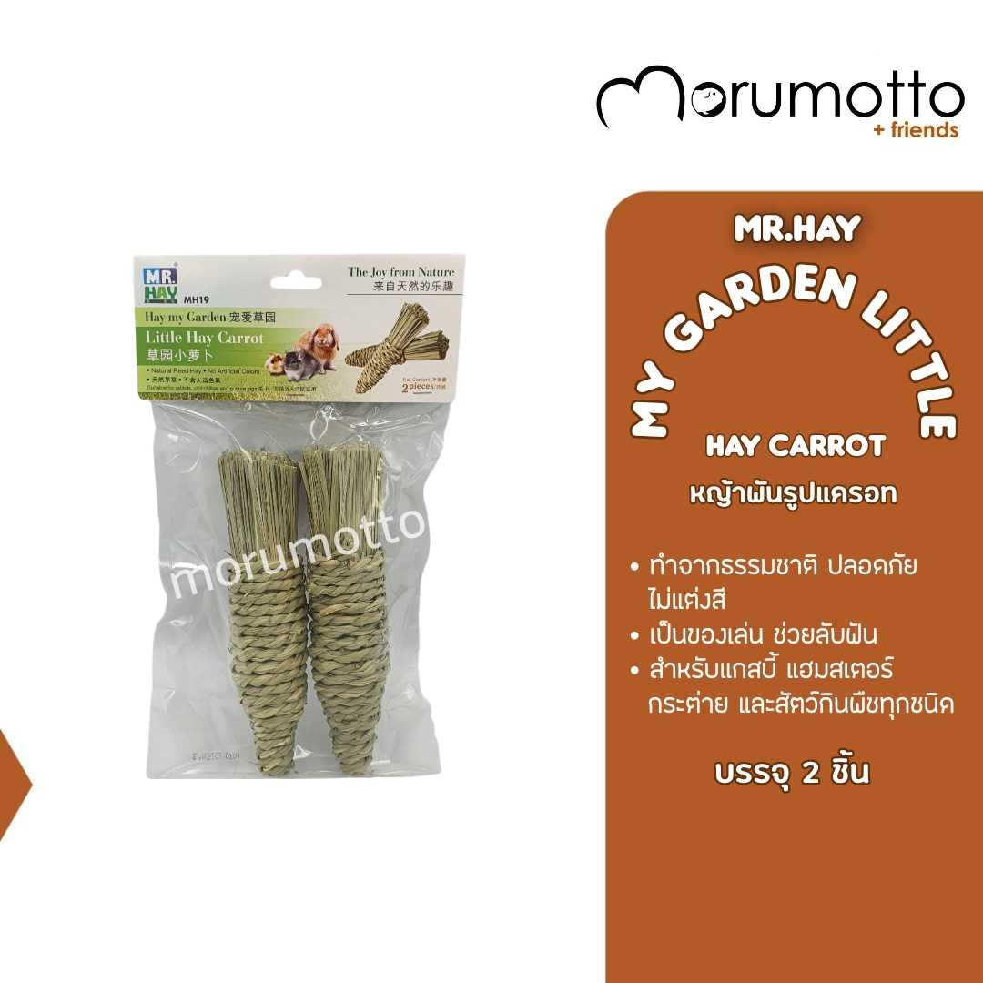 MR.HAY my Garden Little Hay Carrot หญ้าพันรูปแครอท (2 pcs)