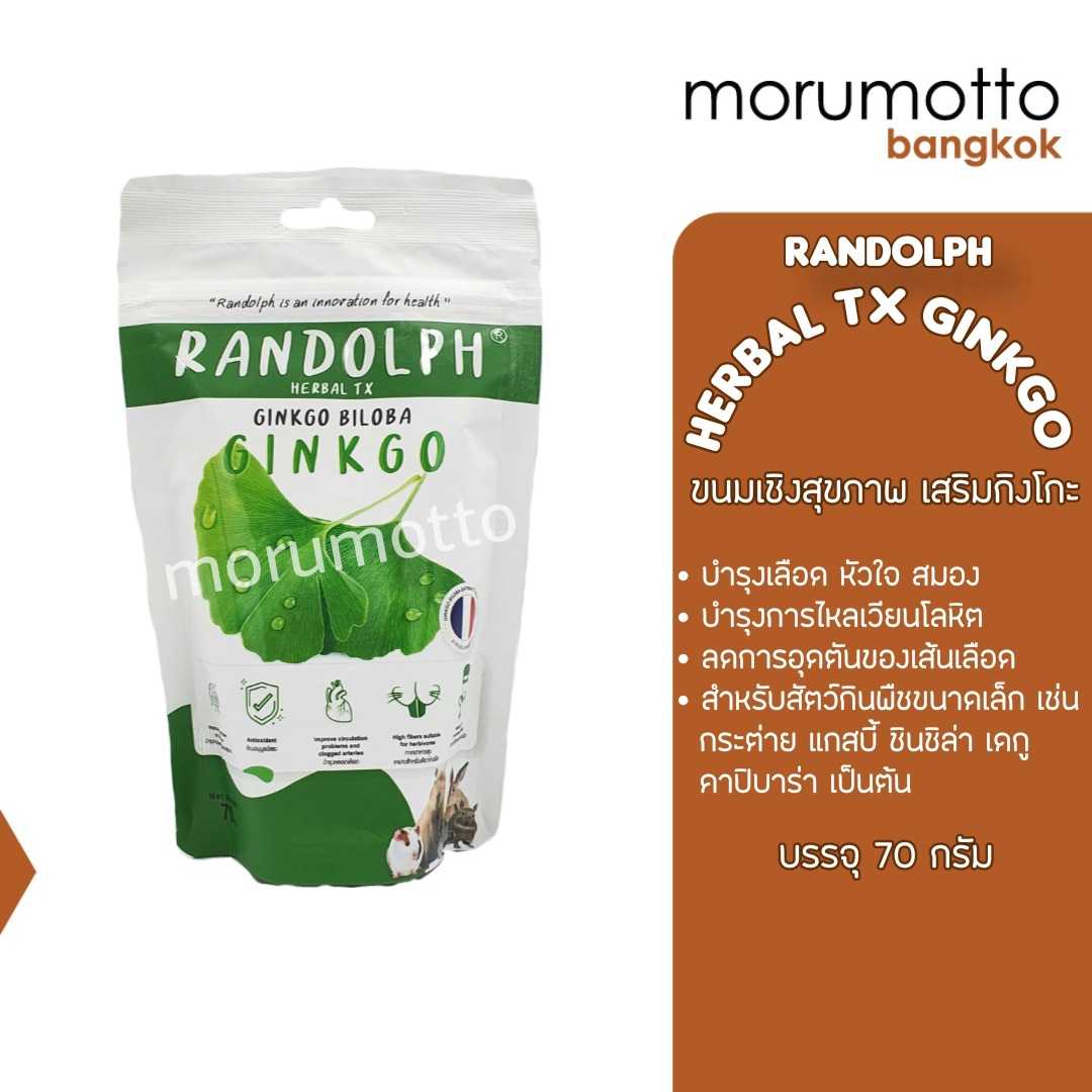 RANDOLPH Herbal TX Ginkgo Biloba ขนมเสริมสารสกัดจากใบแปะก๊วย