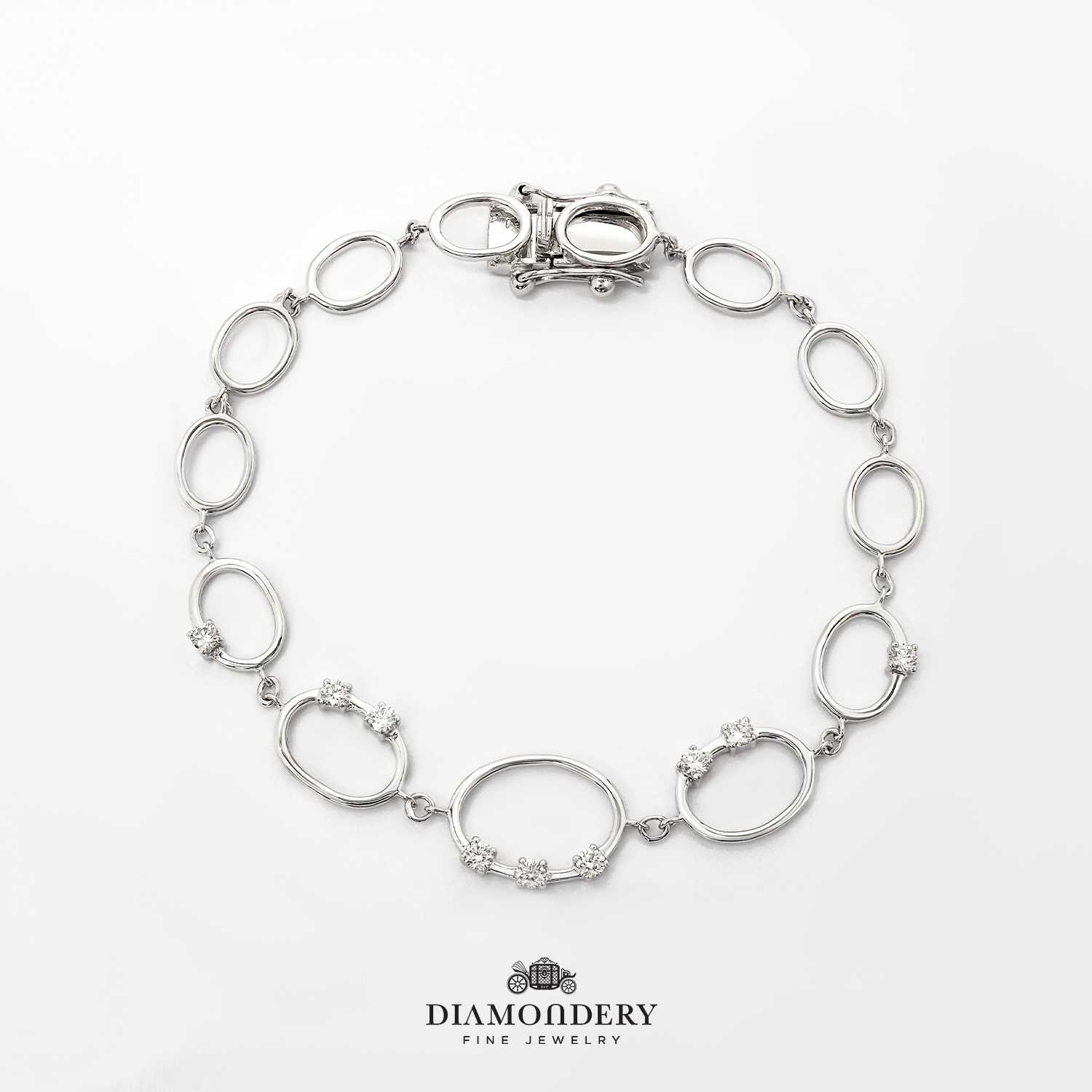 สร้อยข้อมือ Loop Diamond Bracelet