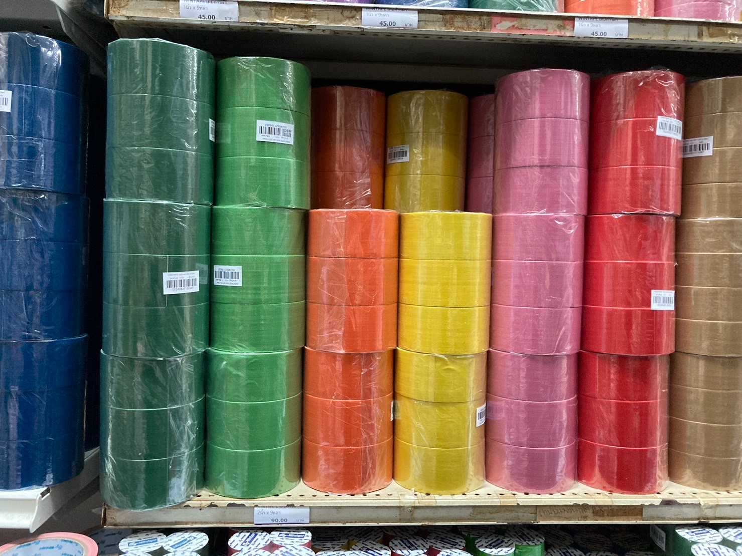 WINTAPE เทปกาวผ้า 2นิ้ว x 9หลา (แพ็ค 3 ม้วน)