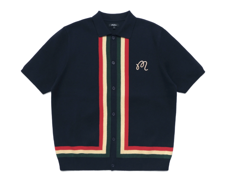 Malbon Liam Sweater Shirt (Navy)