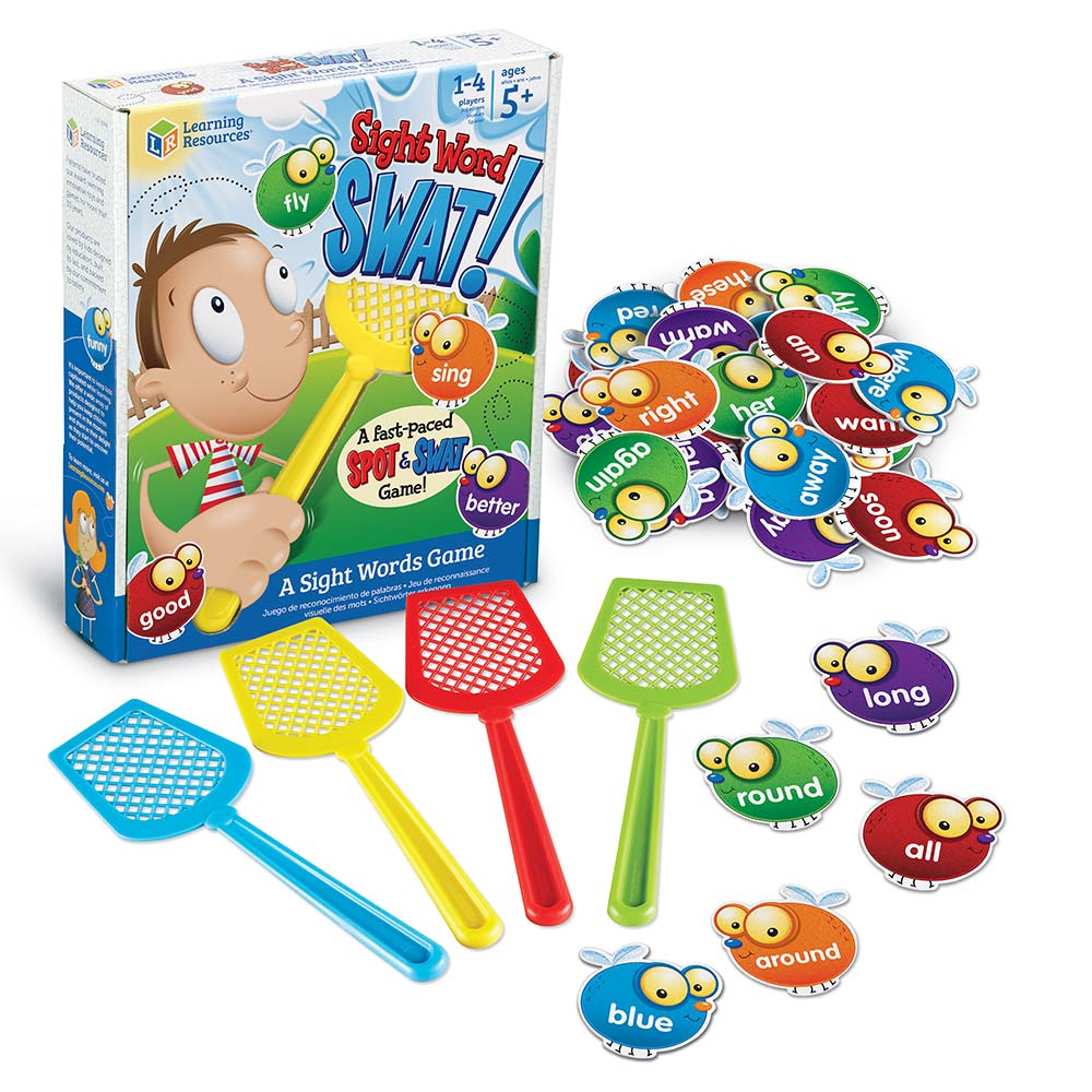 [อายุ 5+] เกมจับคู่แมลงวันคำศัพท์ภาษาอังกฤษ [Learning Resources]