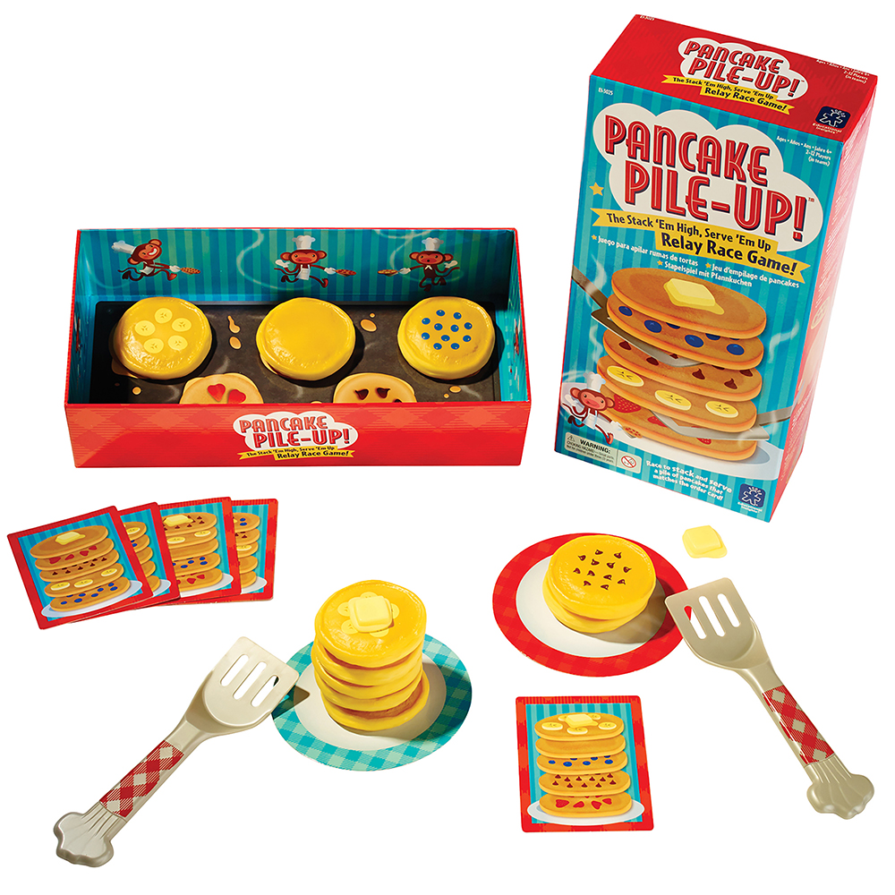 เกมวิ่งผลัด-เสิร์ฟแพนเค้กร้อนๆ (PANCAKE PILEUP : RELAY GAME) [Educational Insights]