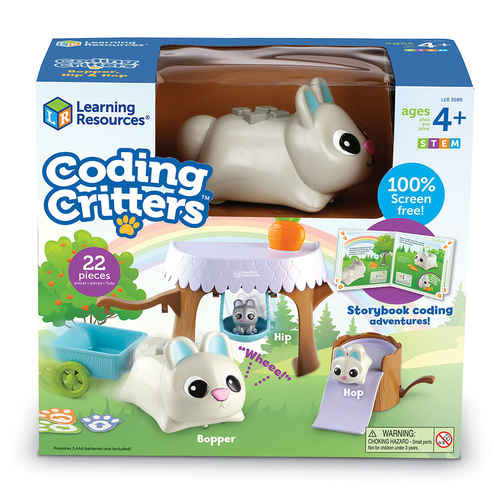 [อายุ 4+] ชุดเรียนรู้โค้ดดิ้งไปกับเพื่อนๆ กระต่ายน้อย [Learning Resources]