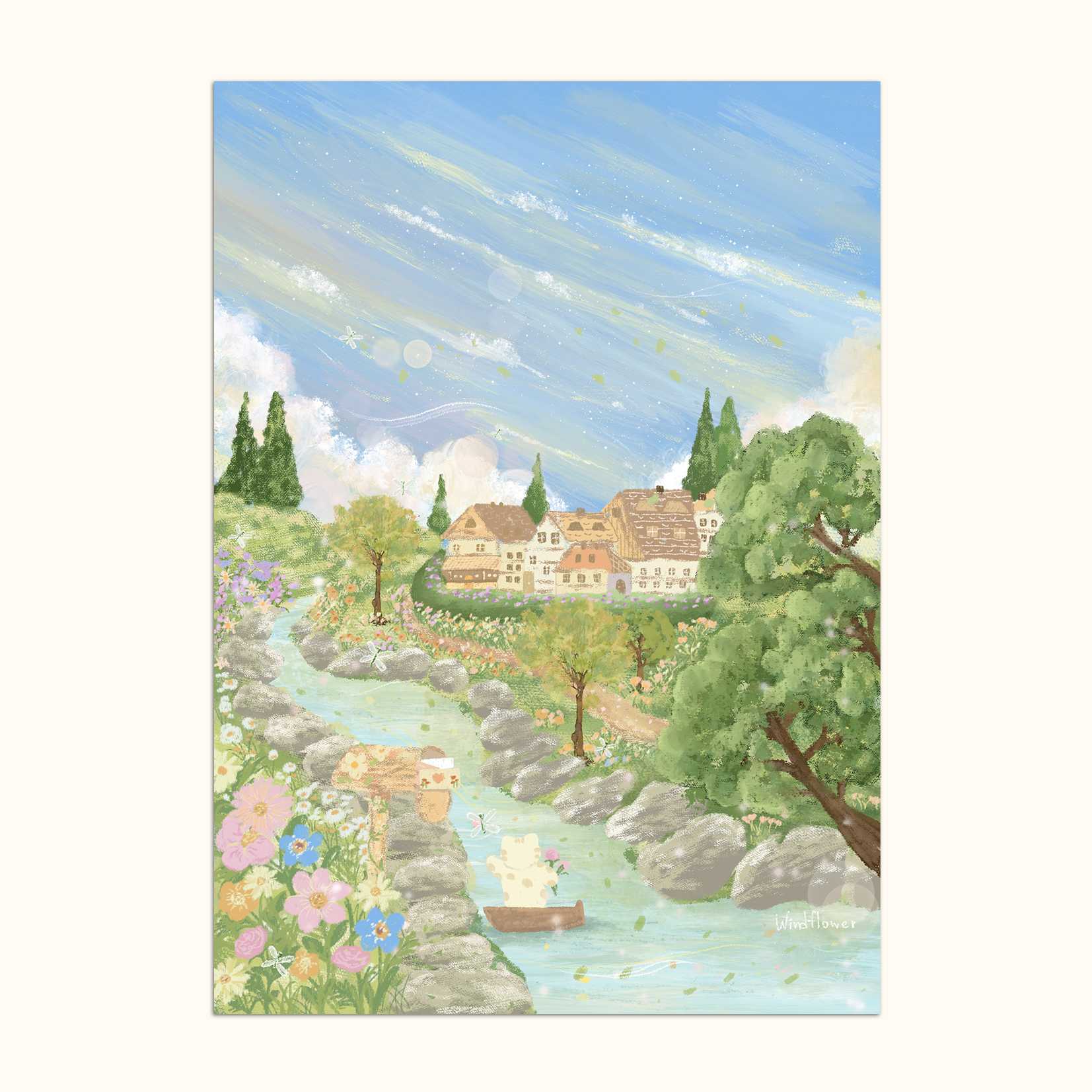 Artprint Postcard [Love letter]