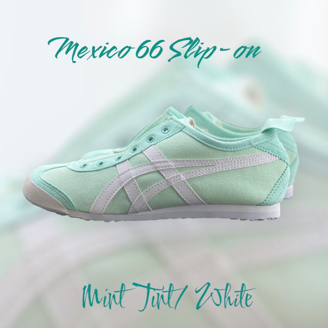 Onitsuka Tiger Mexico66 Slip on Mint Tint White