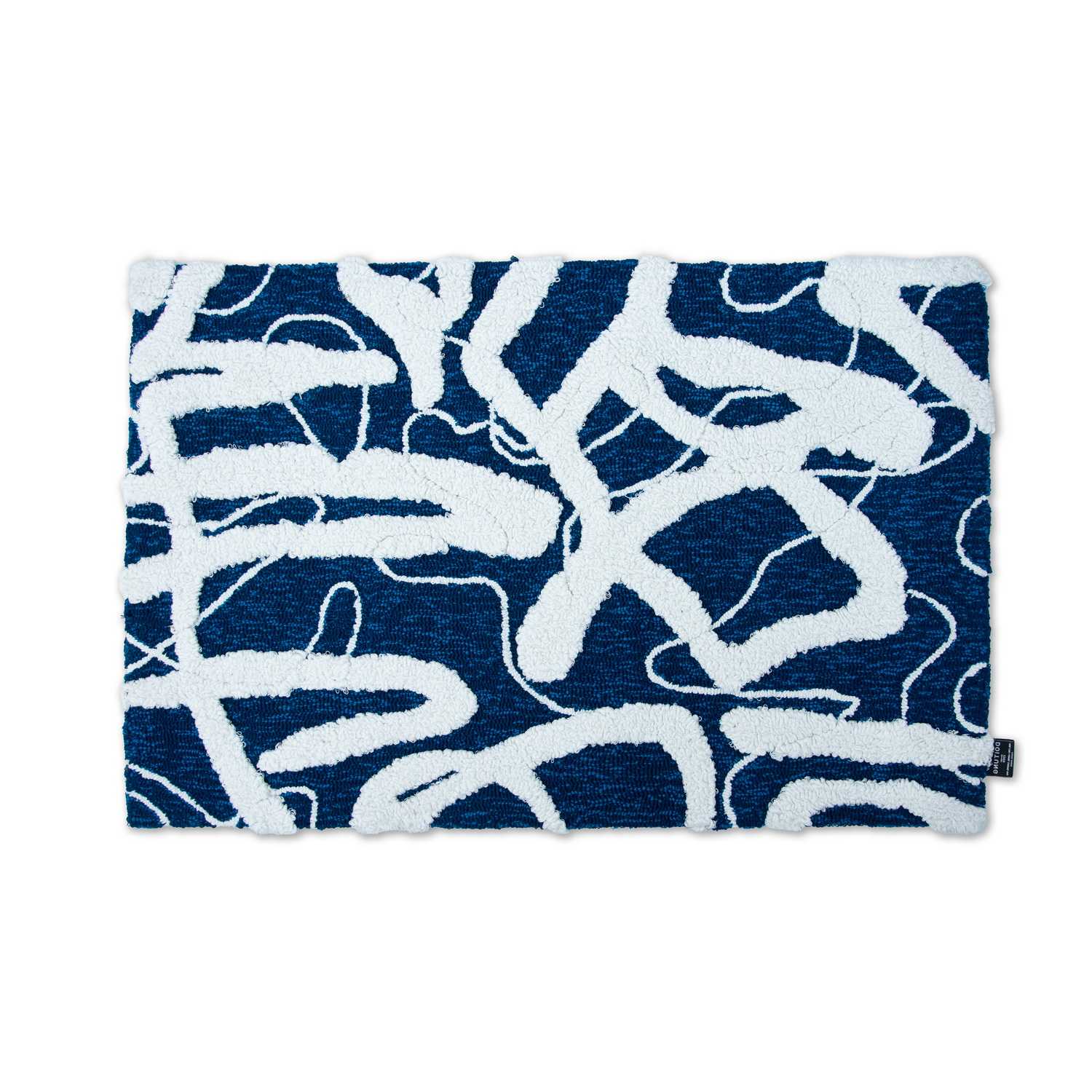 พรมยิงลาย SS23 Abstract Blue 60x90 ซม.