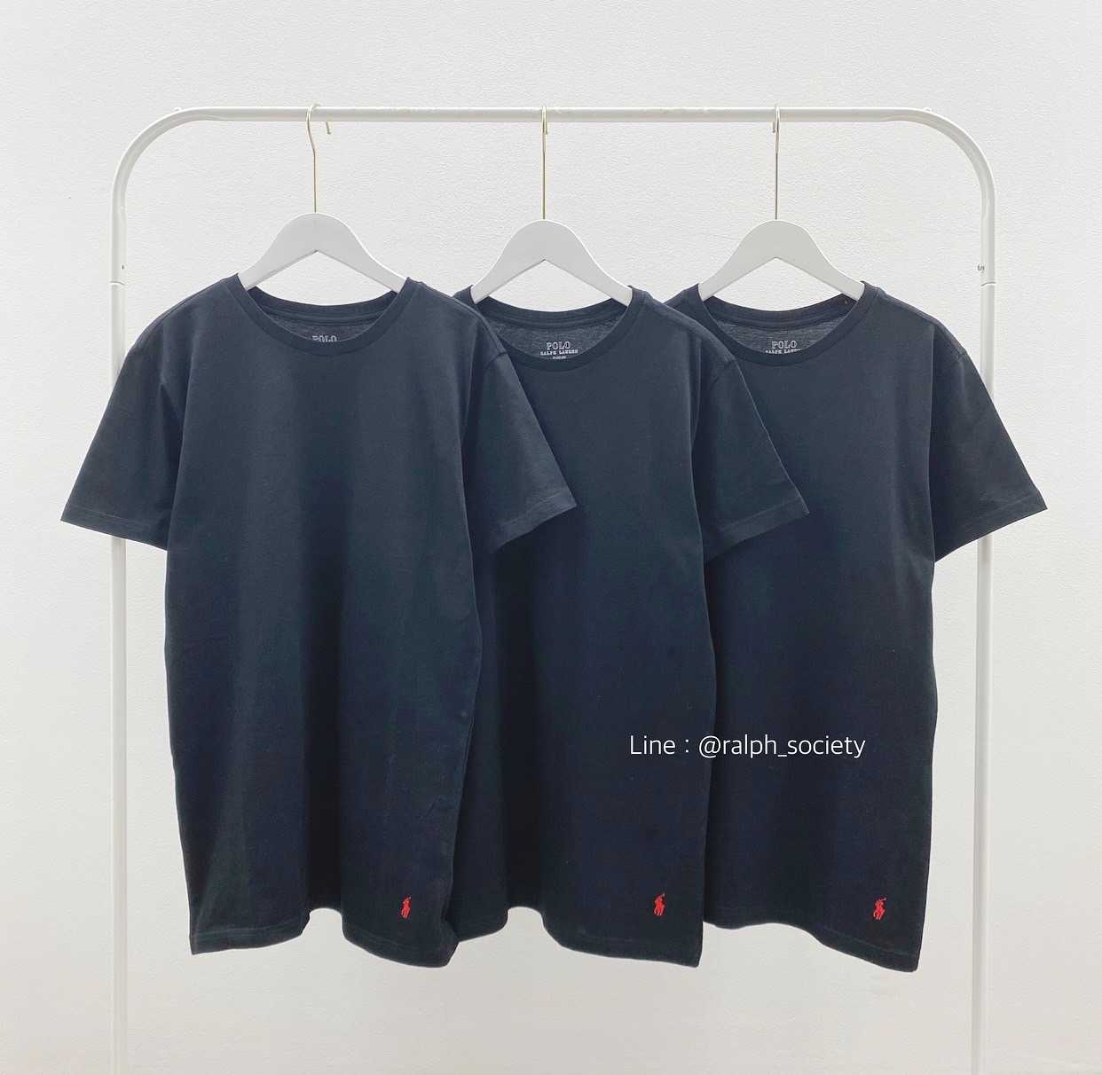 พร้อมส่ง!!Slim Crewneck Undershirt 3-Pack (men size)