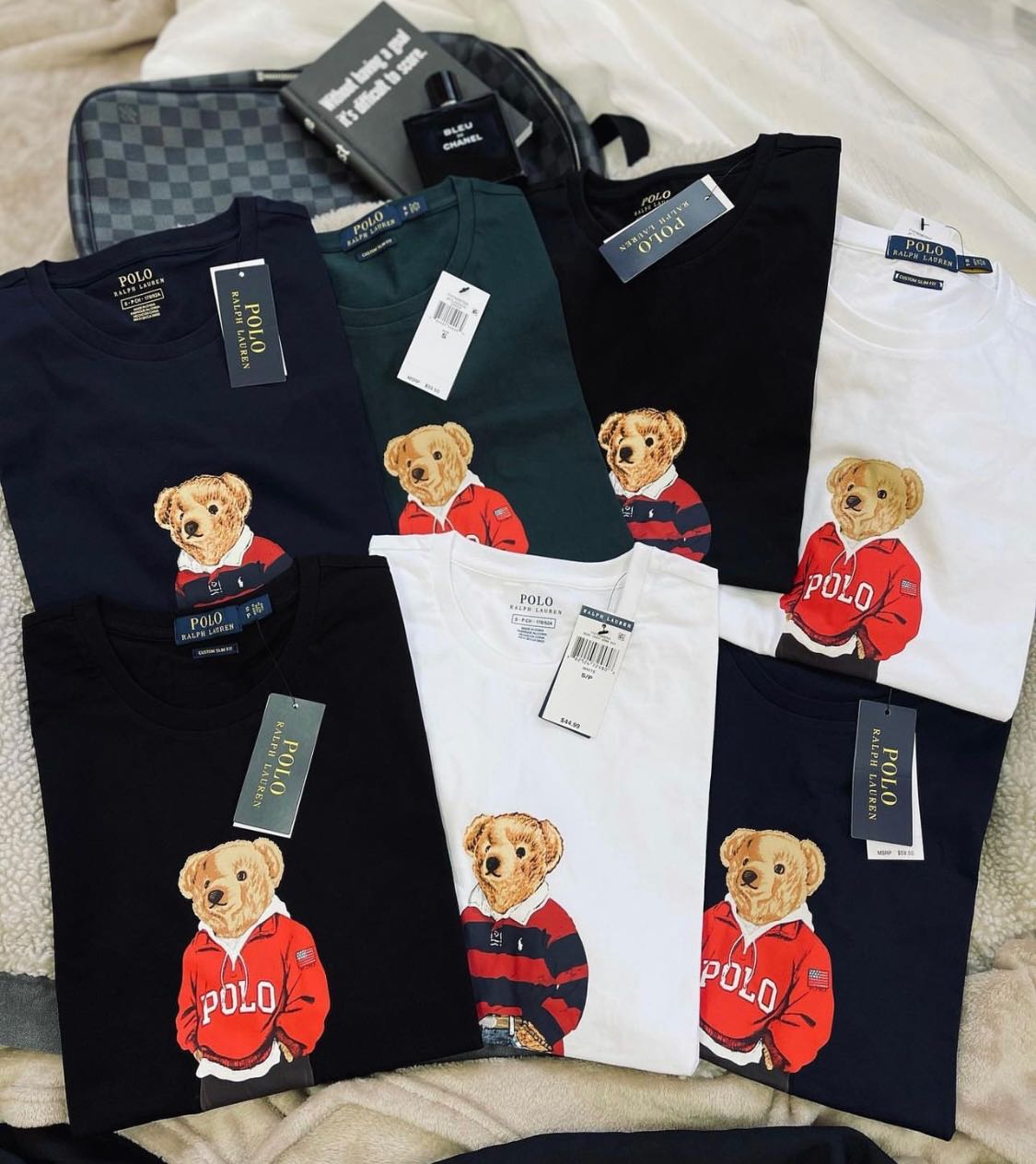 Ralph lauren bear tshirt