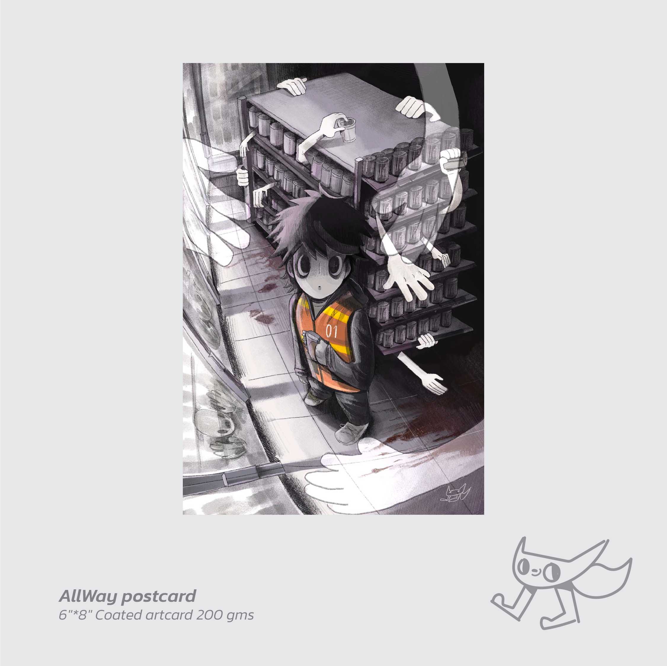 AllWay postcard