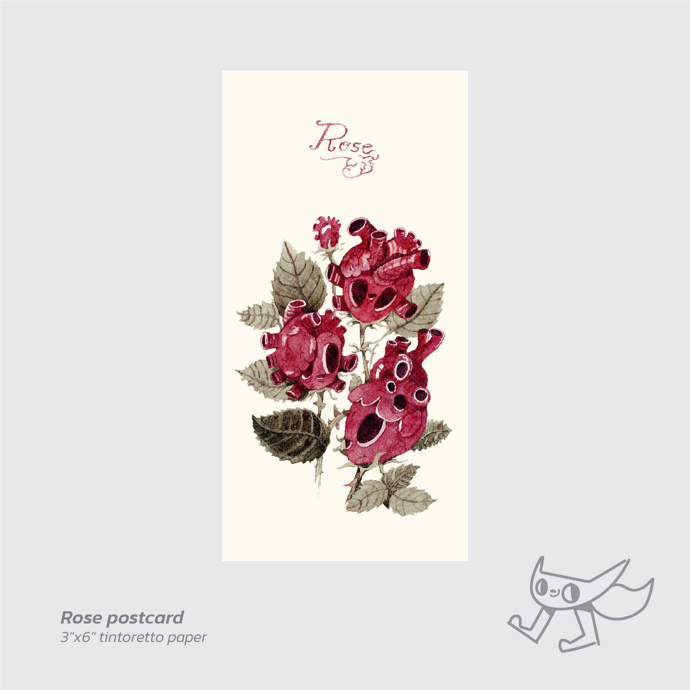 Rose postcard