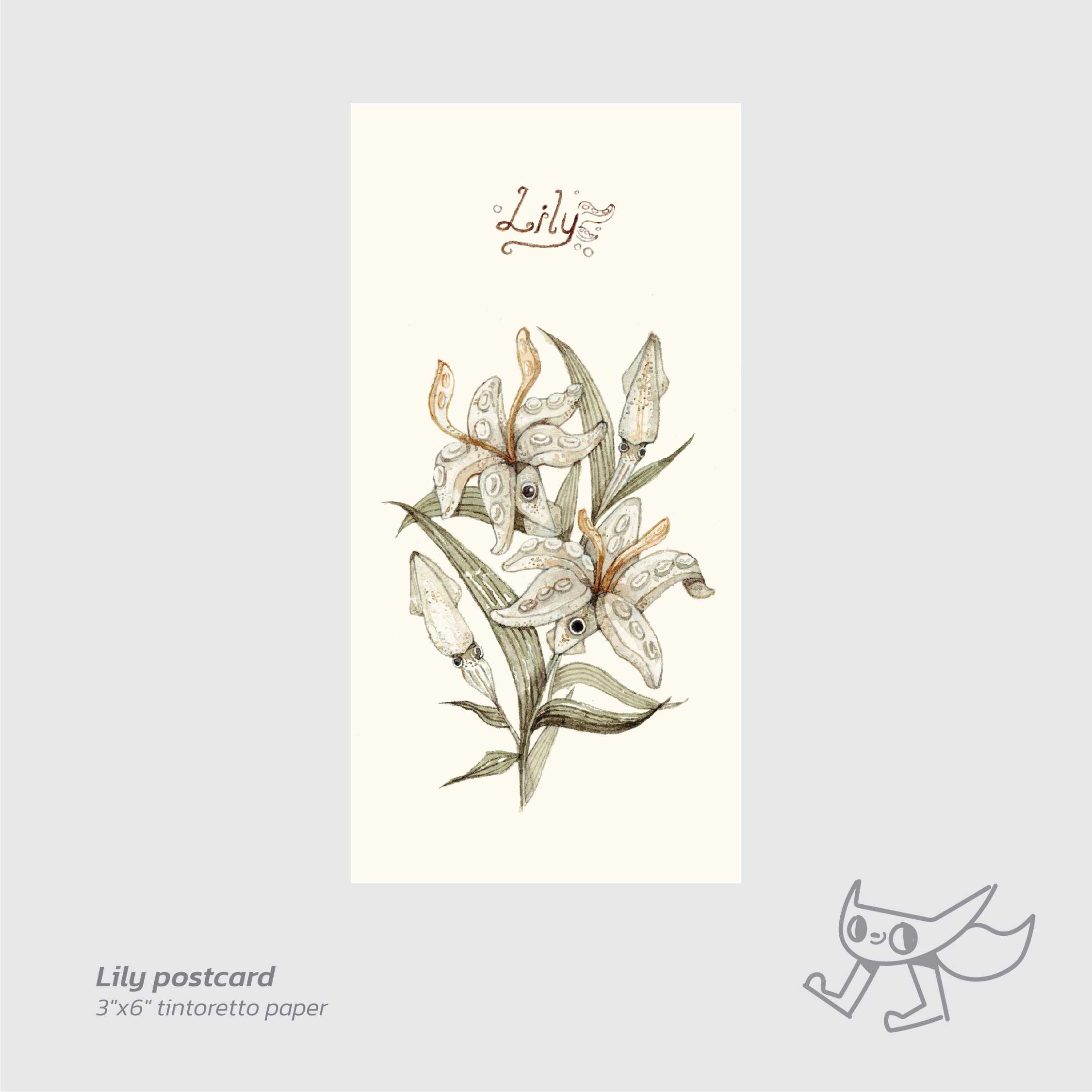 Lily postcard