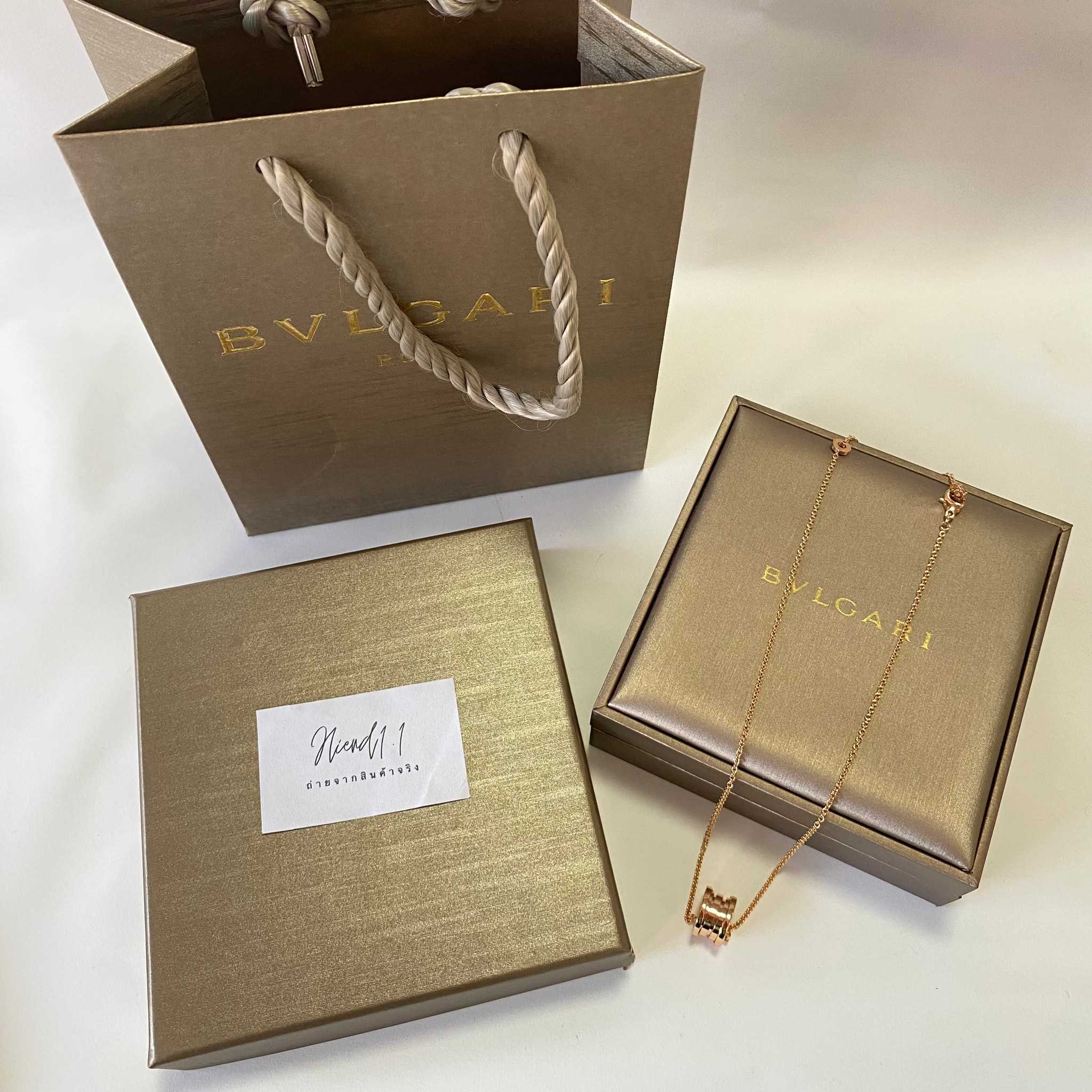 B.ZERO1 NECKLACE in 18kt rose gold