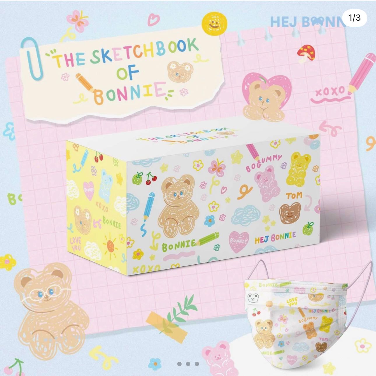 ✅ พร้อมส่ง BONNIE THE SKETCHBOOK 🧸