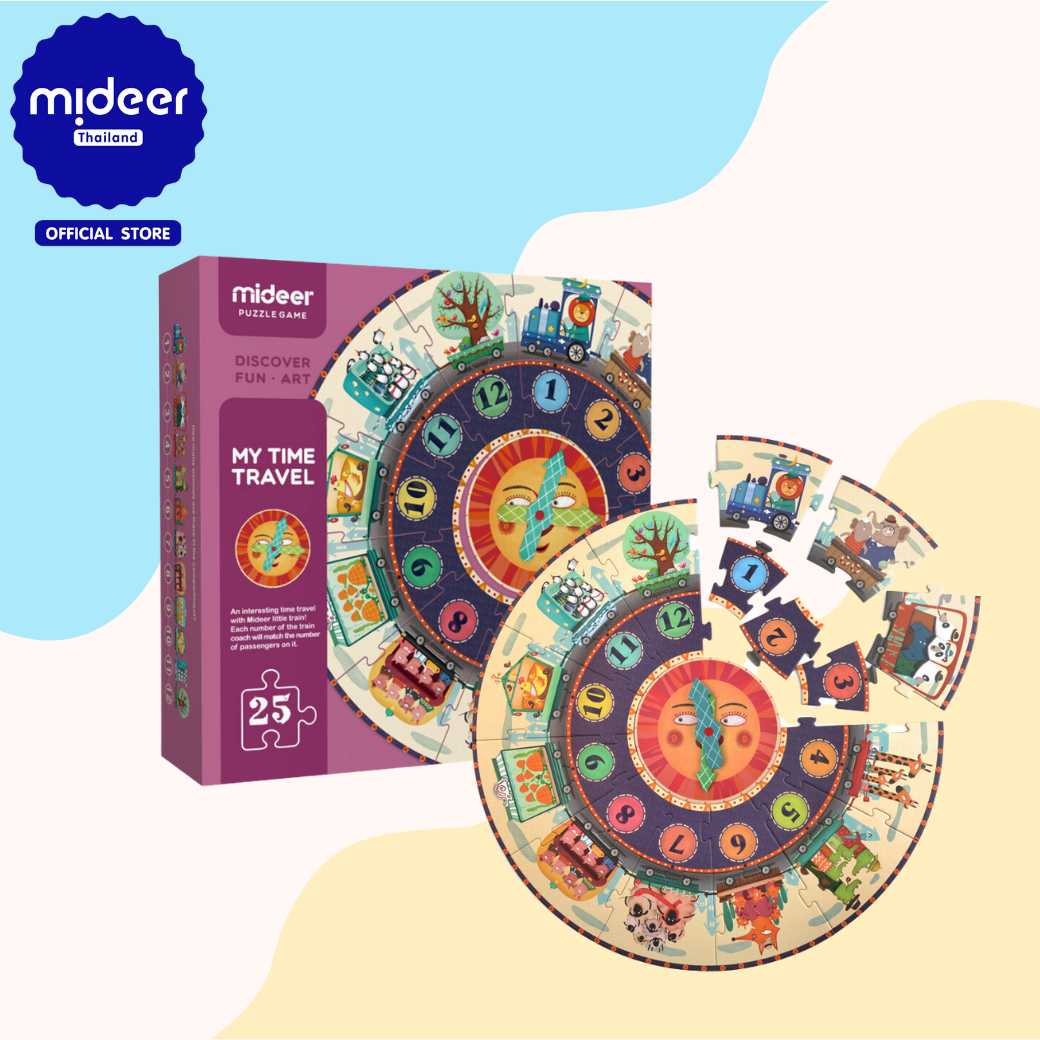 Mideer มิเดียร์ My Time Travel Puzzle จิ๊กซอว์ปริศนาการเดินทางข้ามเวลาของฉัน