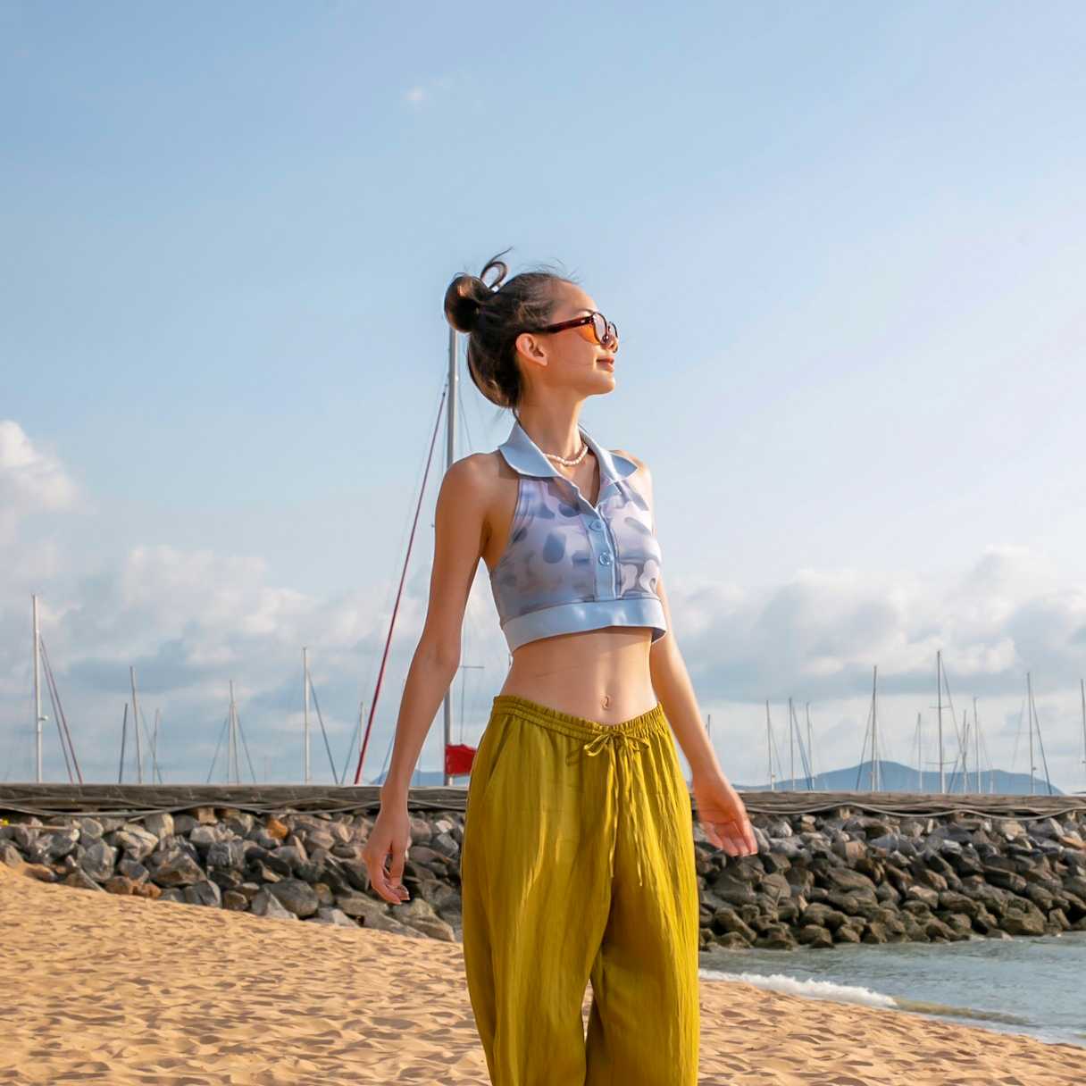SKY - Crop Top