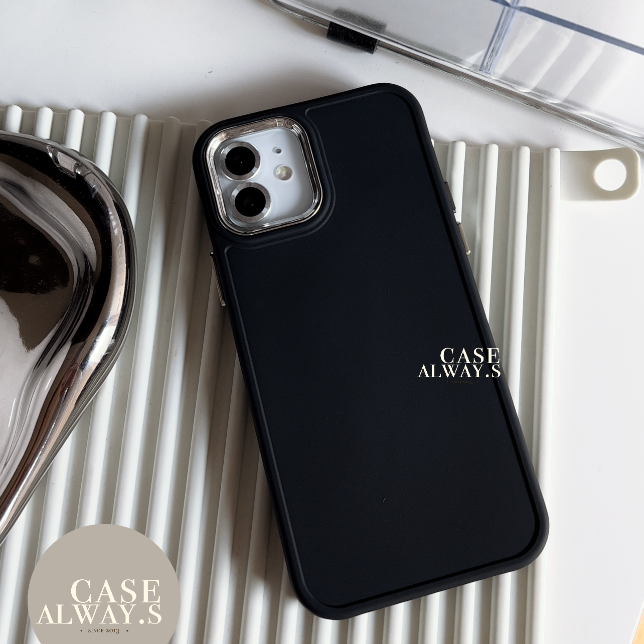 ดำ Soft metallic 