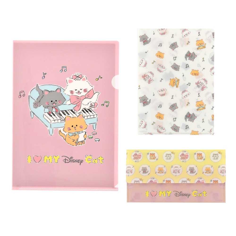 เซ็ตแฟ้ม I love my Disney cat