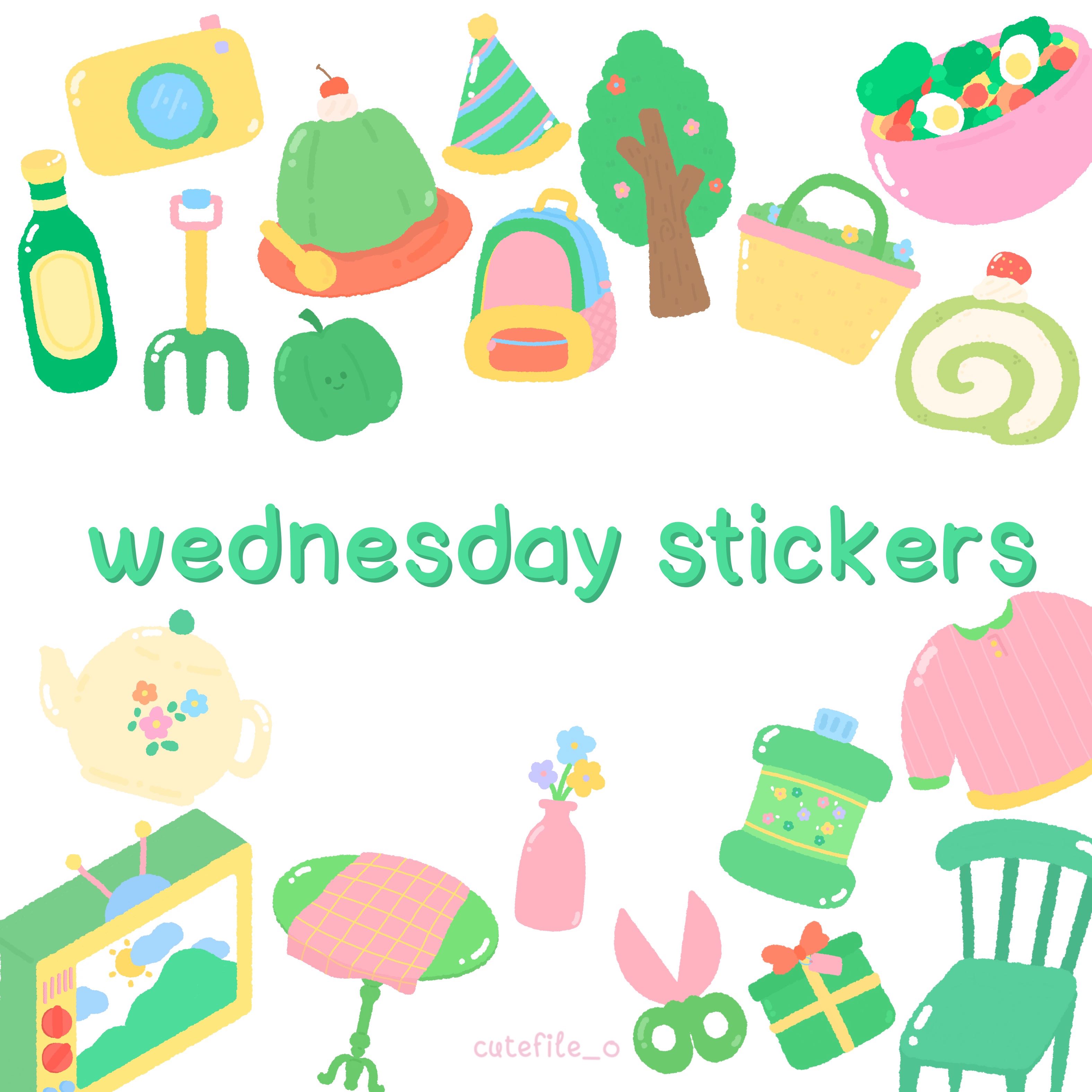 wednesday stickers