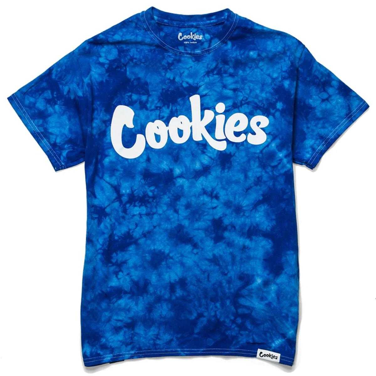 CRYSTAL TIE DYE TEE (ROYAL)