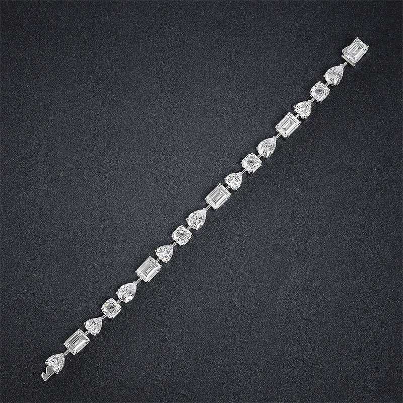 1 carat fancy diamond bracelet