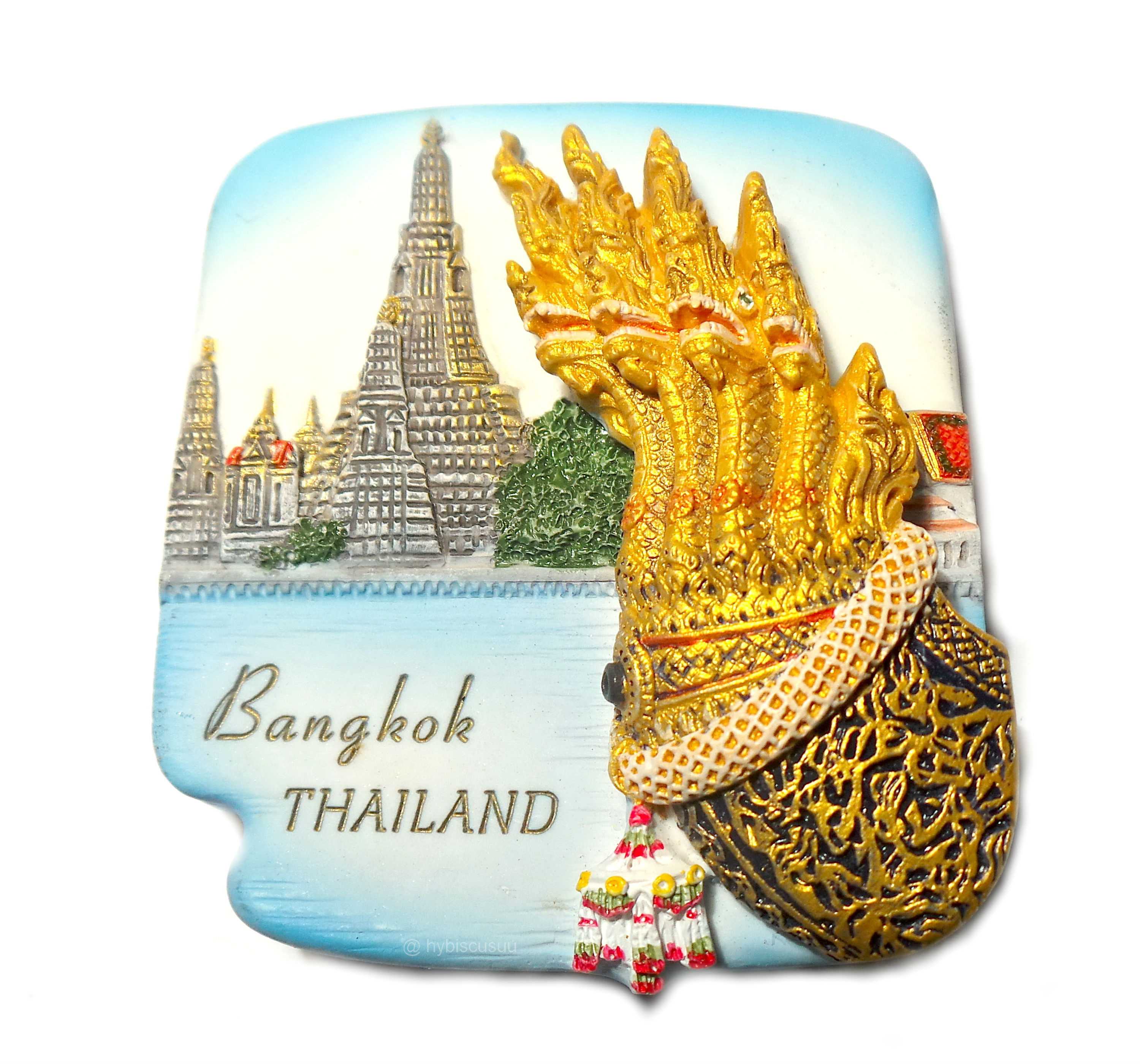 แม่เหล็กติดตู้เย็น เรือพระที่นั่งอนันตนาคราช Royal Barge Anantanakkharat Resin 3D Fridge Magnet