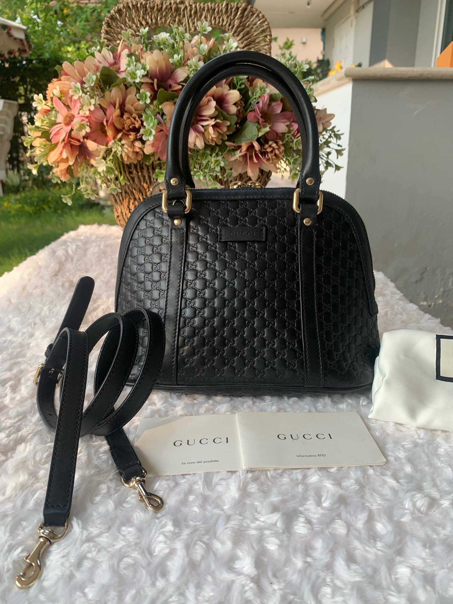 Gucci microguccissima mini dome top