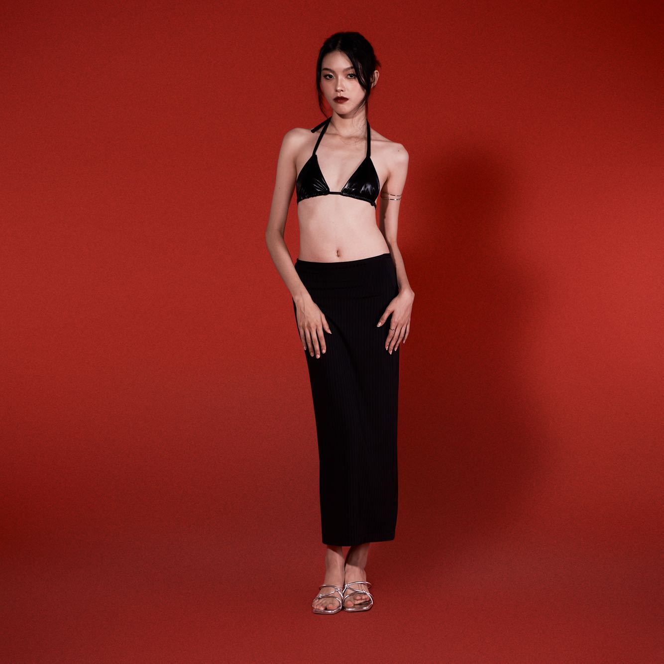 Nabi Club - A̴ Stripe Skirt