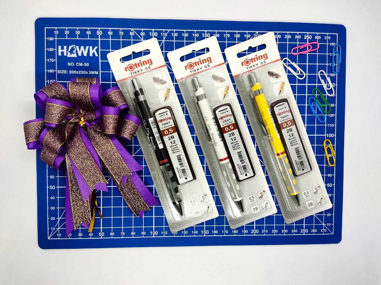 Rotring Tikky ชุดดินสอกดรอตริง ติ๊กกี้ 0.5 มม+ ไส้ดินสอ Hi-polymer 2B