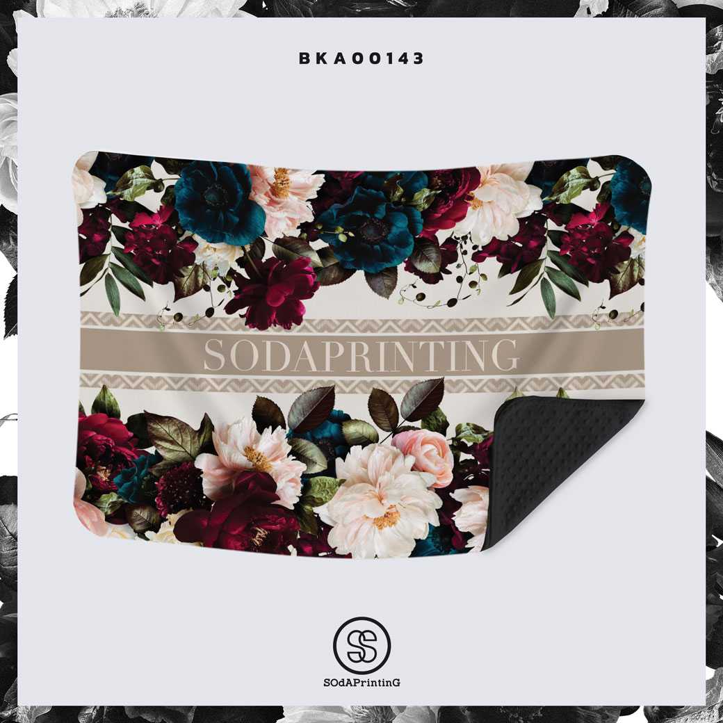ผ้าห่ม RASPBERRY COLLECTION ใส่ชื่อได้ รหัส BKA00143 #SOdAblanket #SOdAPrintinG