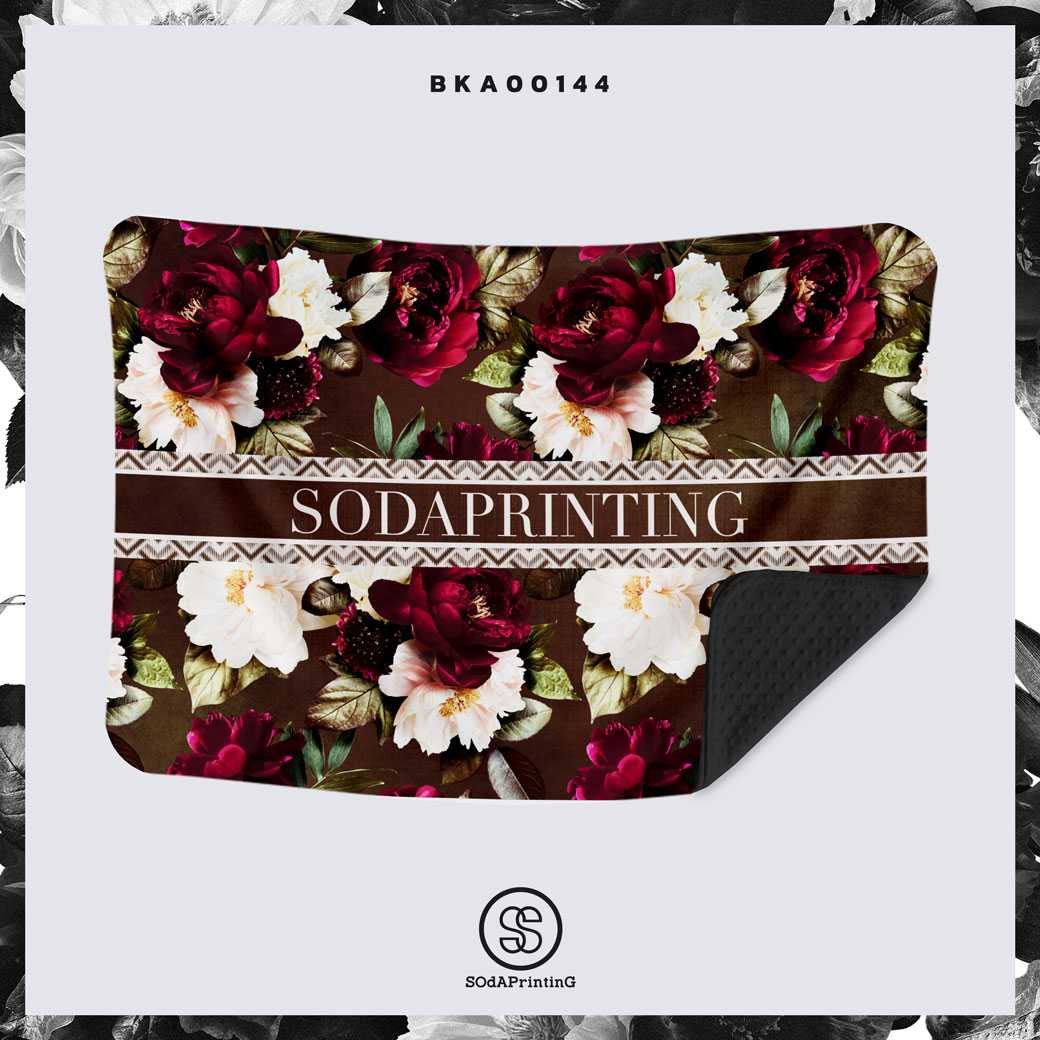 ผ้าห่ม RASPBERRY COLLECTION ใส่ชื่อได้ รหัส BKA00144 #SOdAblanket #SOdAPrintinG
