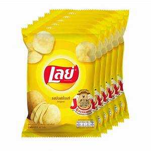 เลย์ รสมันฝรั่งแท้ 40กรัมx 6ซอง 885071871491906)