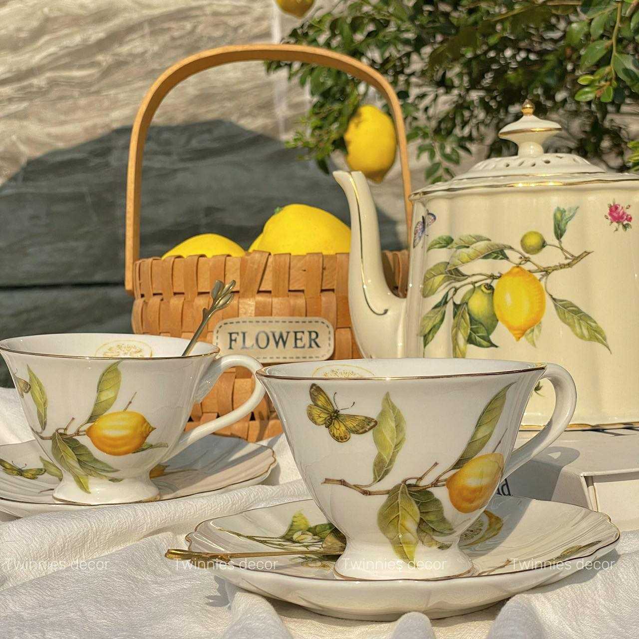 ชุดกาน้ำชาเลม่อน 🫖💛🍋 Twinnies Decor