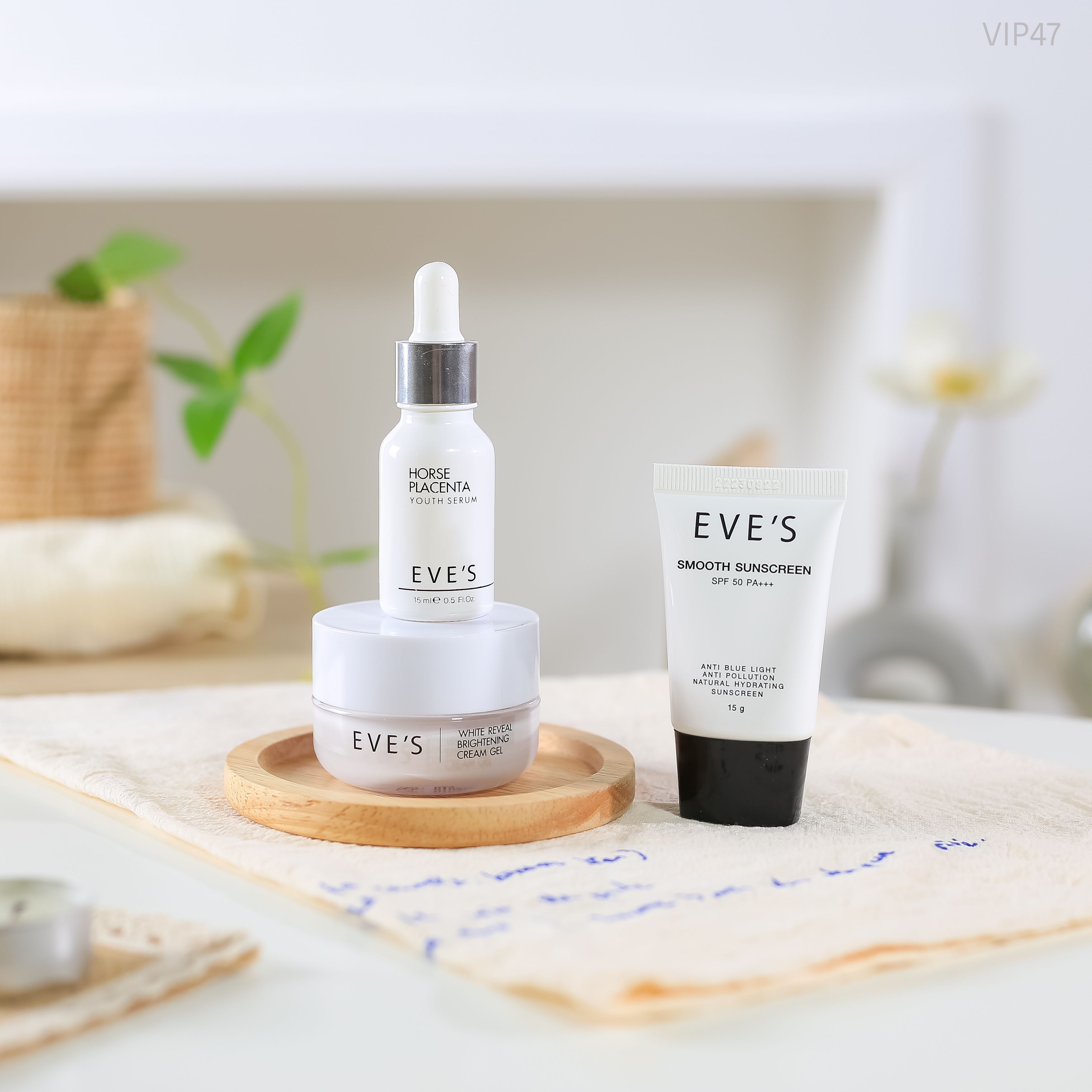 EVE’S เซตหน้าใส ลดฝ้า กระ จุดด่างดำ รอยสิว พร้อมกันแดด [ส่งฟรี]