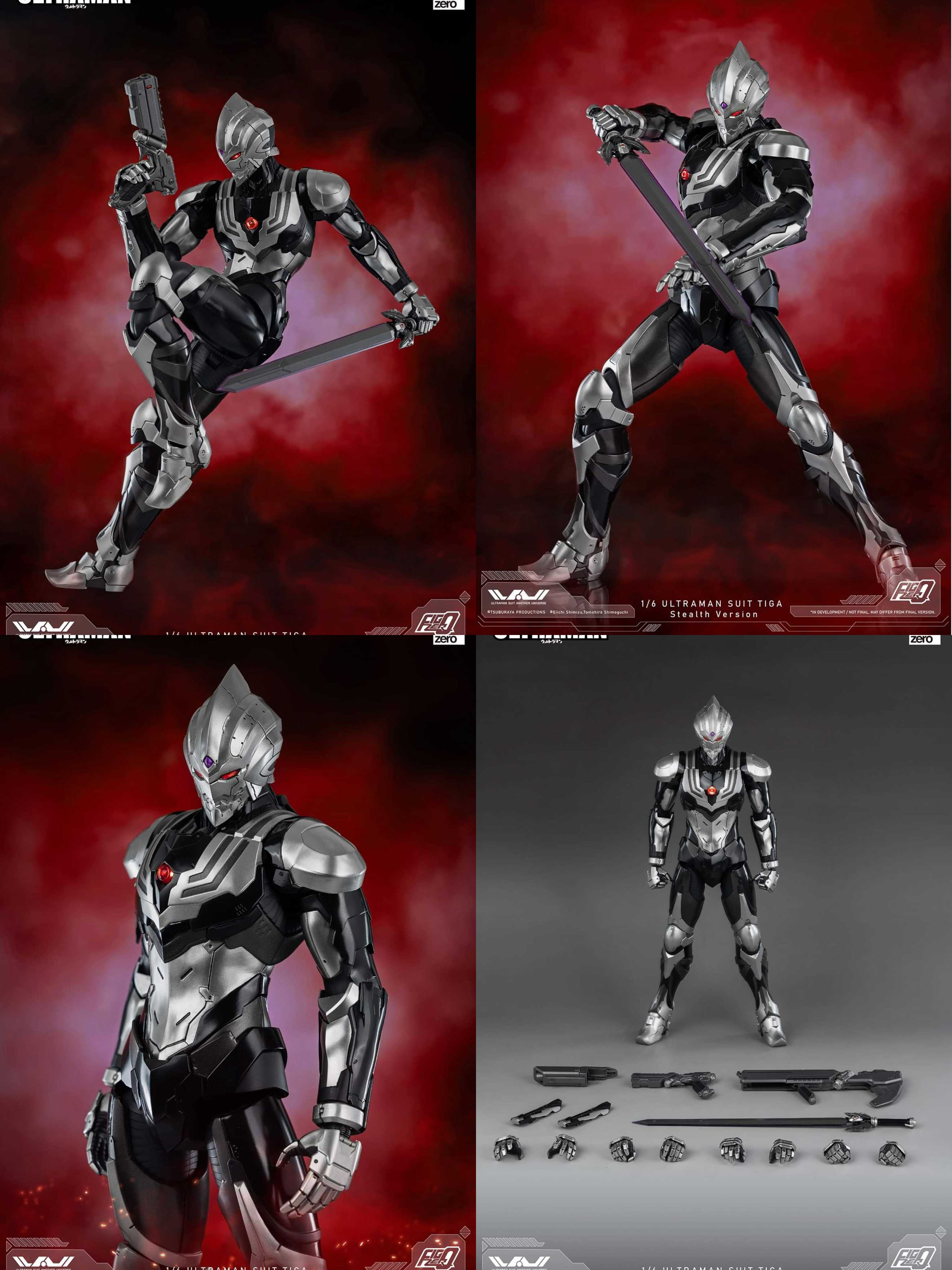 Threezero Fig Zero 1/6 Ultraman Suit Tiga Stealth Ver.