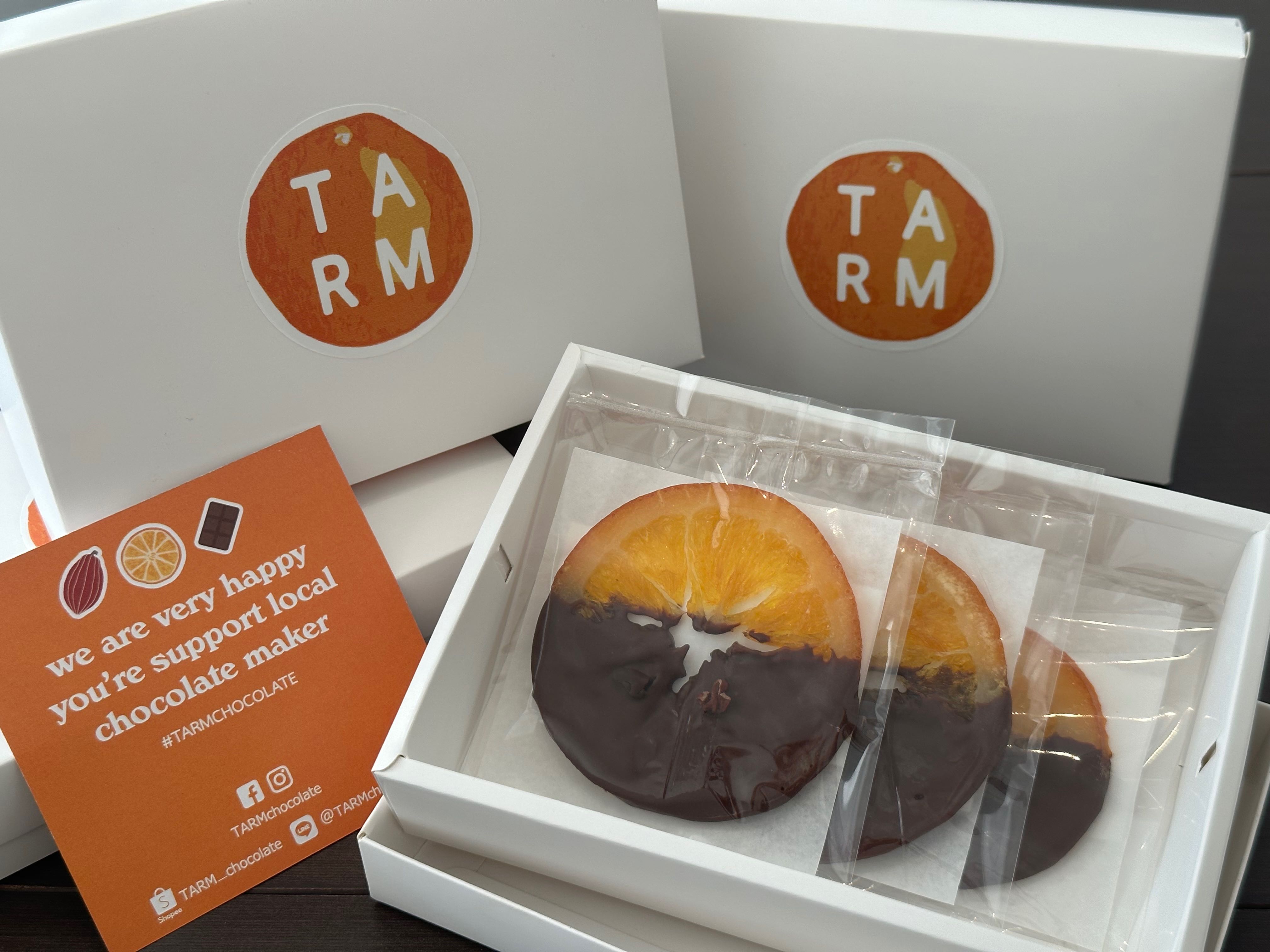 ORANGETTE BOX ส้มเชื่อมเคลือบช็อกโกแลตแบบกล่อง