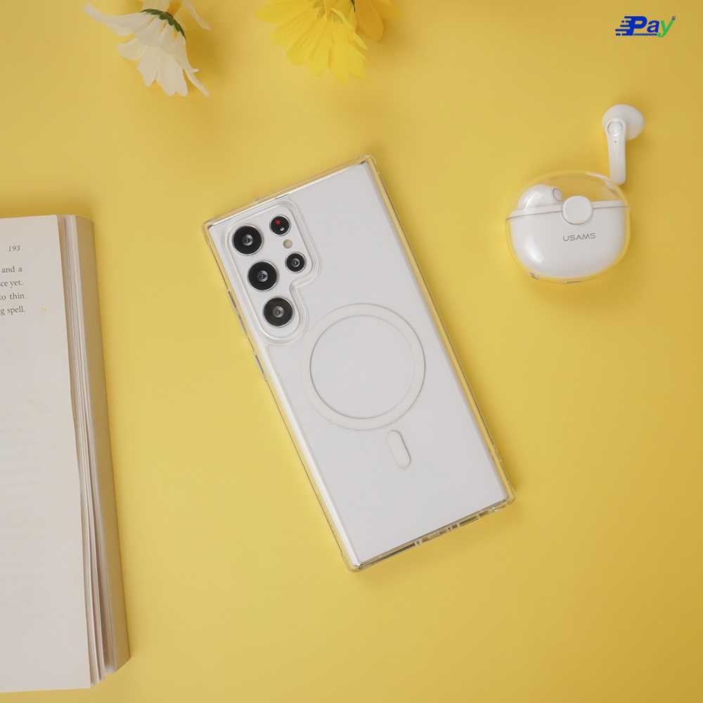 Clear Magnetic Phone Case for S23 Ultra