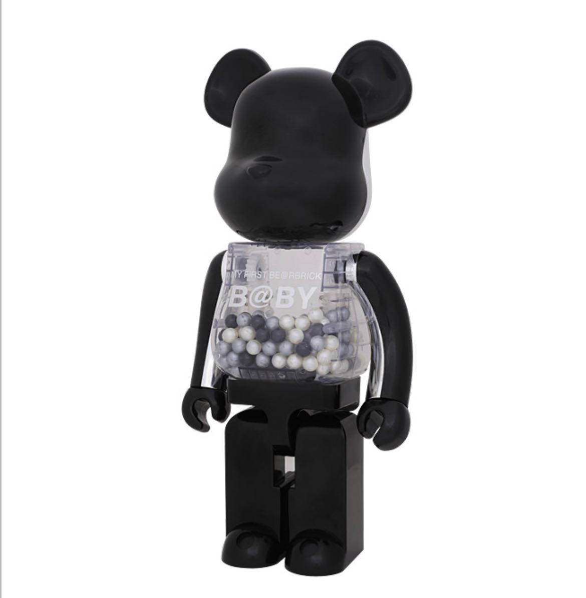 BE@RBRICK No.000CHIAKI0041000 MY FIRST BE＠RBRICK B＠BY 400% (2010)  （BLACK & SILVER Ver.）