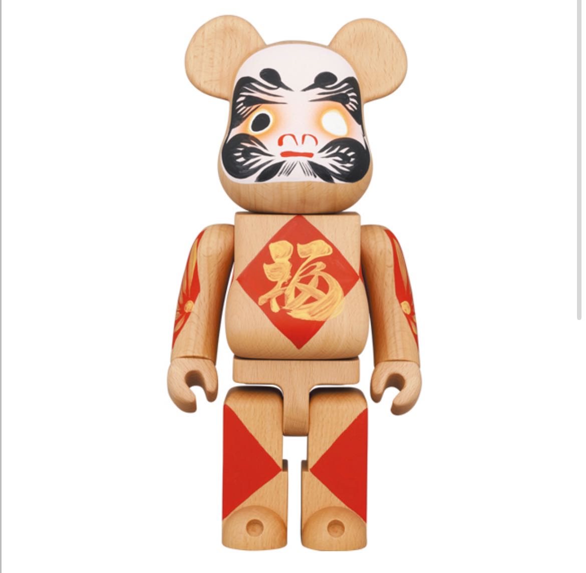 BE@RBRICK Karimoku Daruma Sankin 400% Ver.3 2022