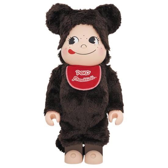 Bearbrick Peko Monchhichi 1000%
